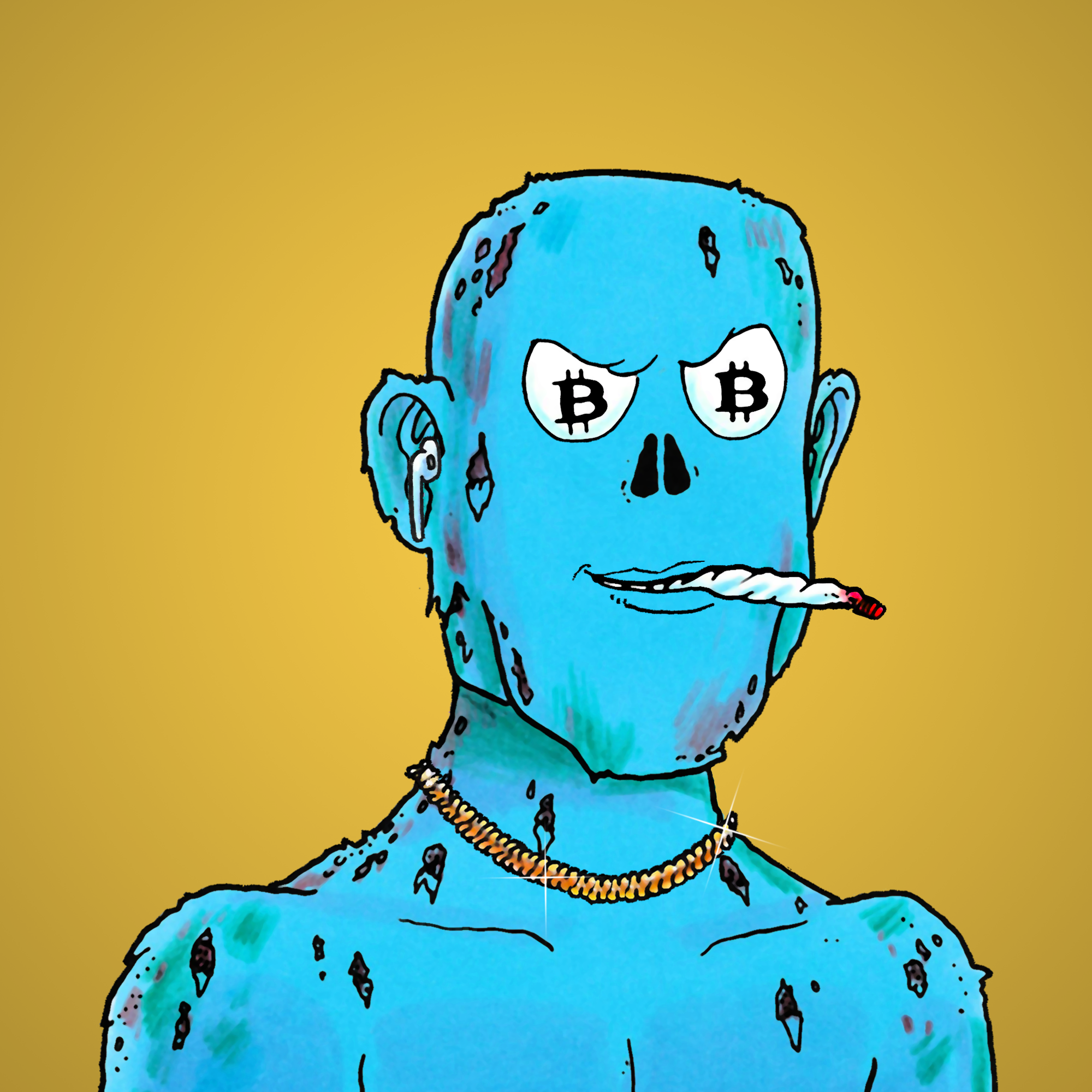 George Trosley - Jungle Freaks - Jungle Freak 1618 - NFT # 1618