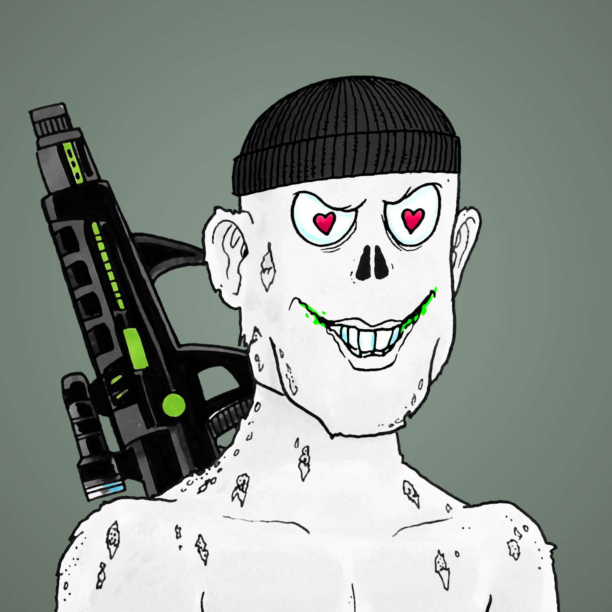 George Trosley - Jungle Freaks - Jungle Freak 162 - NFT # 162