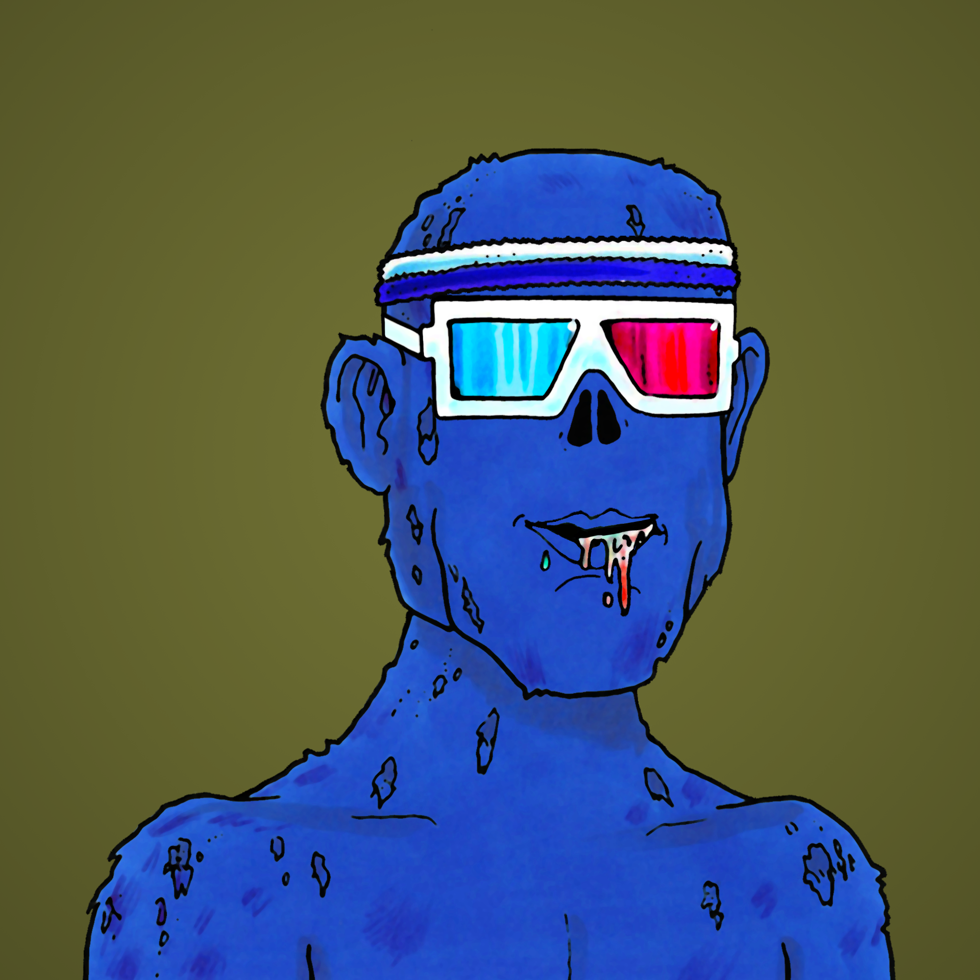 George Trosley - Jungle Freaks - Jungle Freak 1621 - NFT # 1621