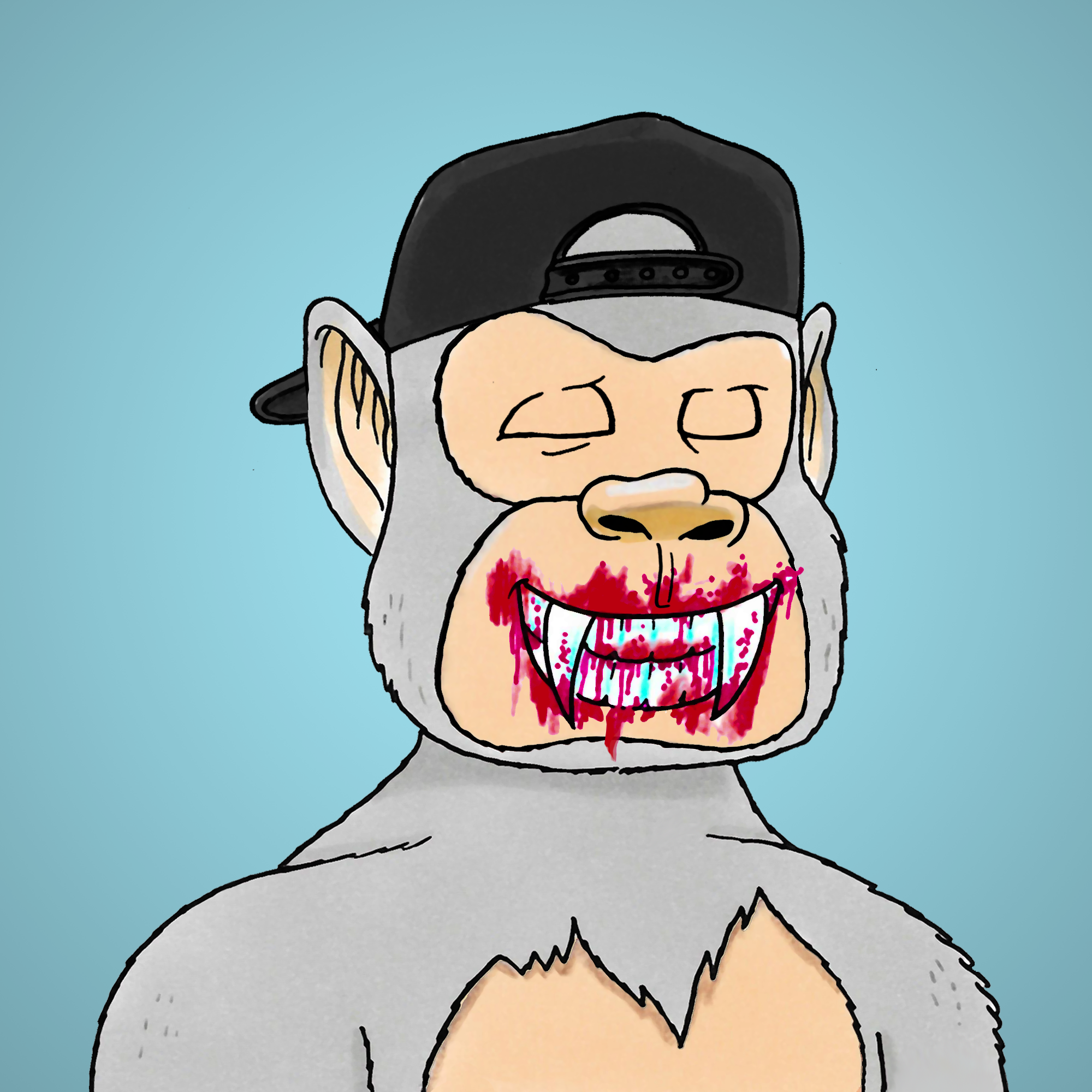 George Trosley - Jungle Freaks - Jungle Freak 1623 - NFT # 1623