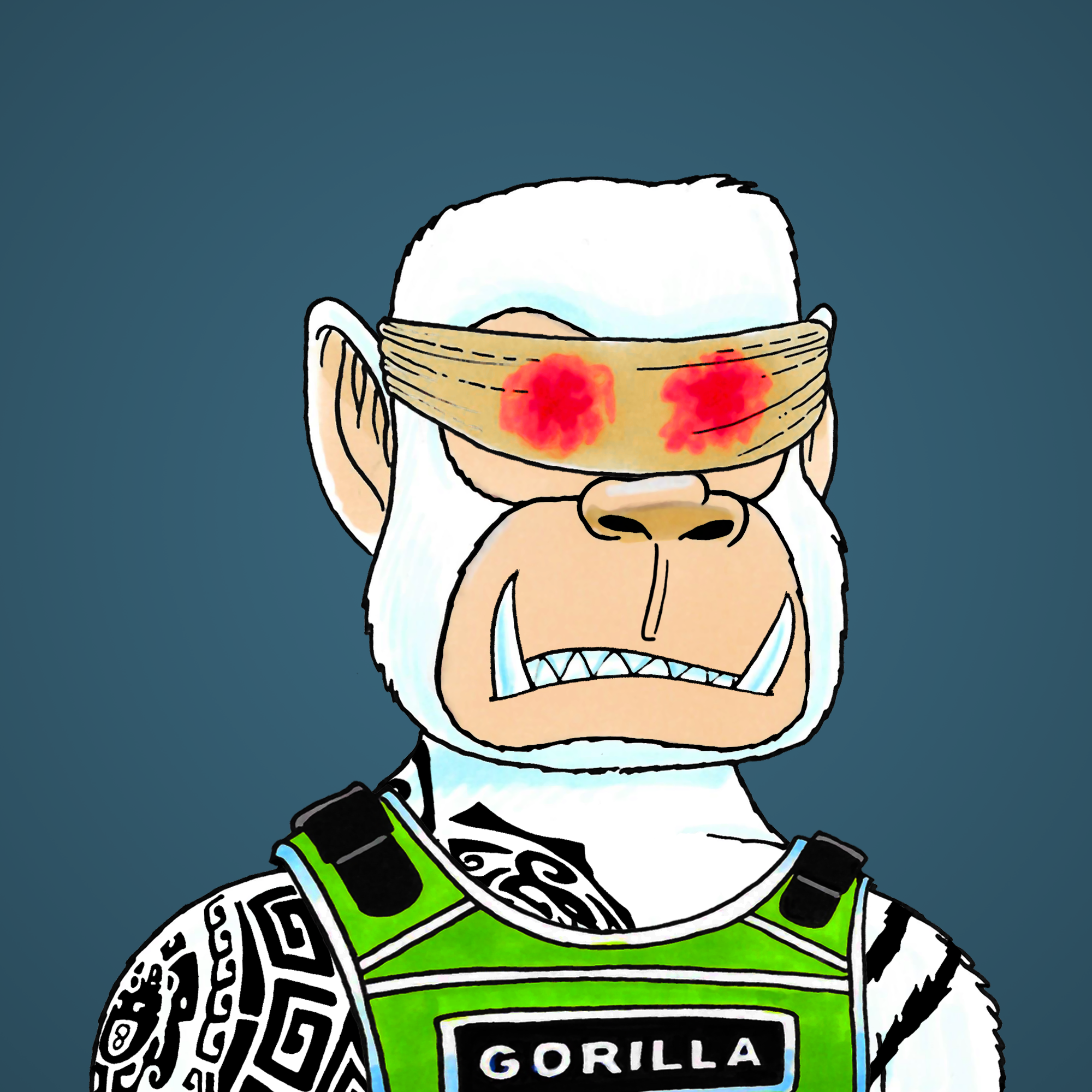 George Trosley - Jungle Freaks - Jungle Freak 1625 - NFT # 1625