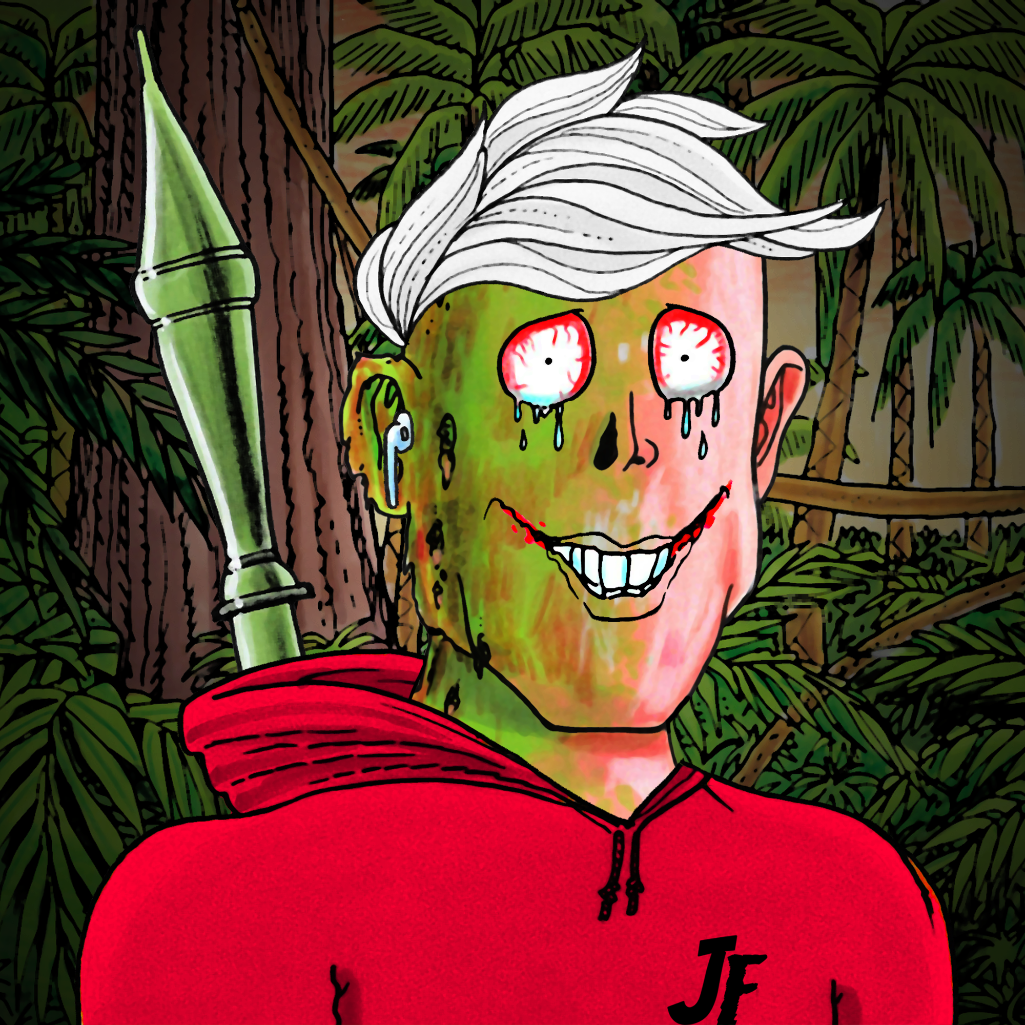 George Trosley - Jungle Freaks - Jungle Freak 1627 - NFT # 1627