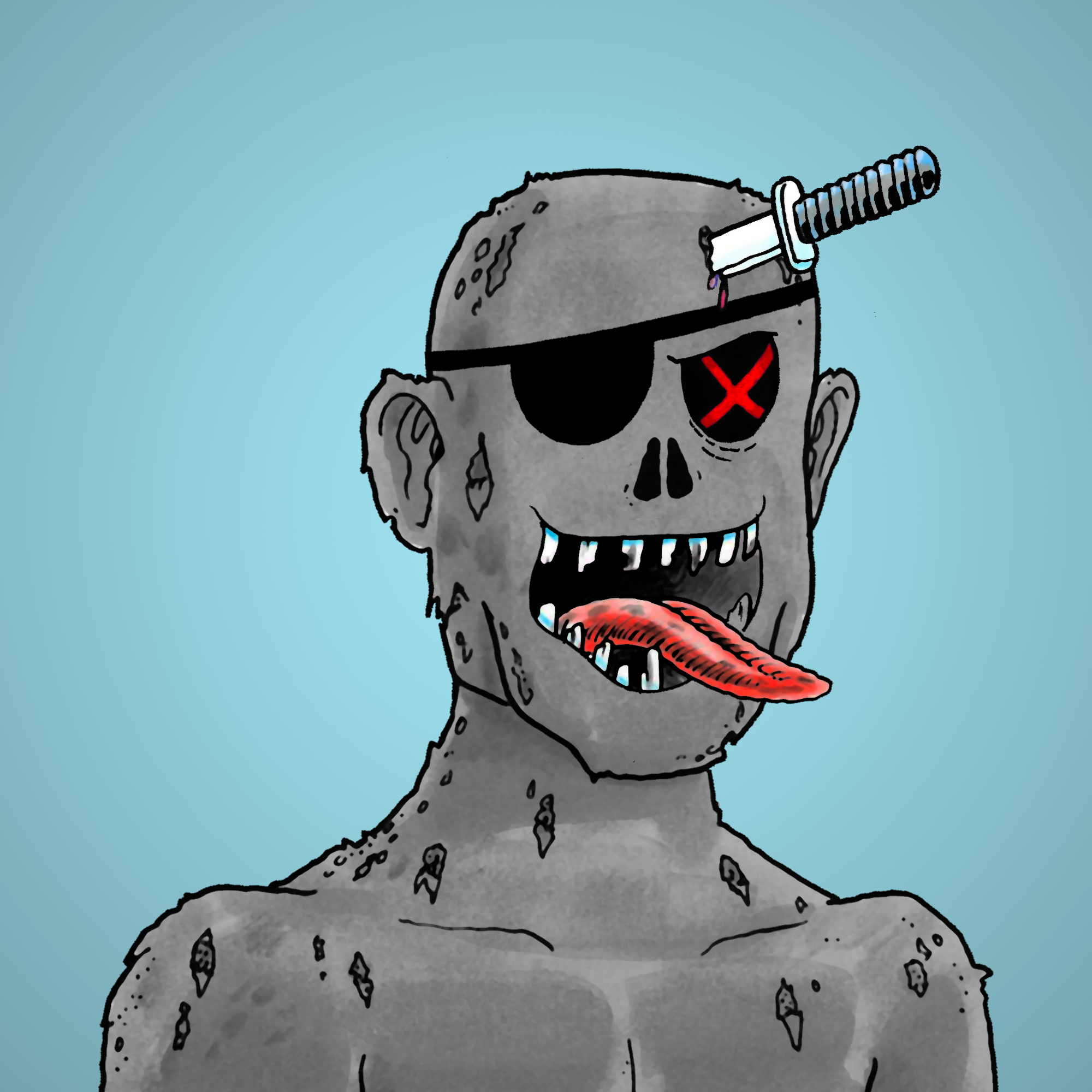 George Trosley - Jungle Freaks - Jungle Freak 163 - NFT # 163