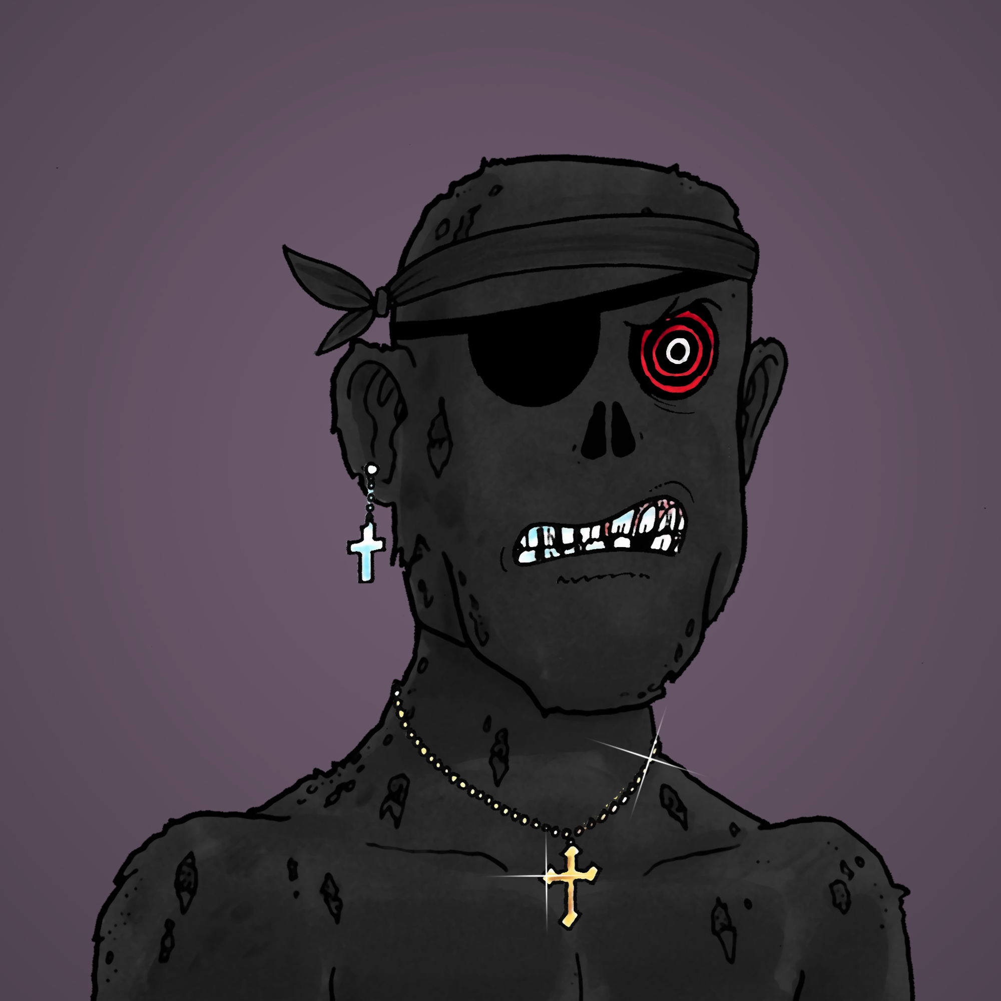 George Trosley - Jungle Freaks - Jungle Freak 1631 - NFT # 1631