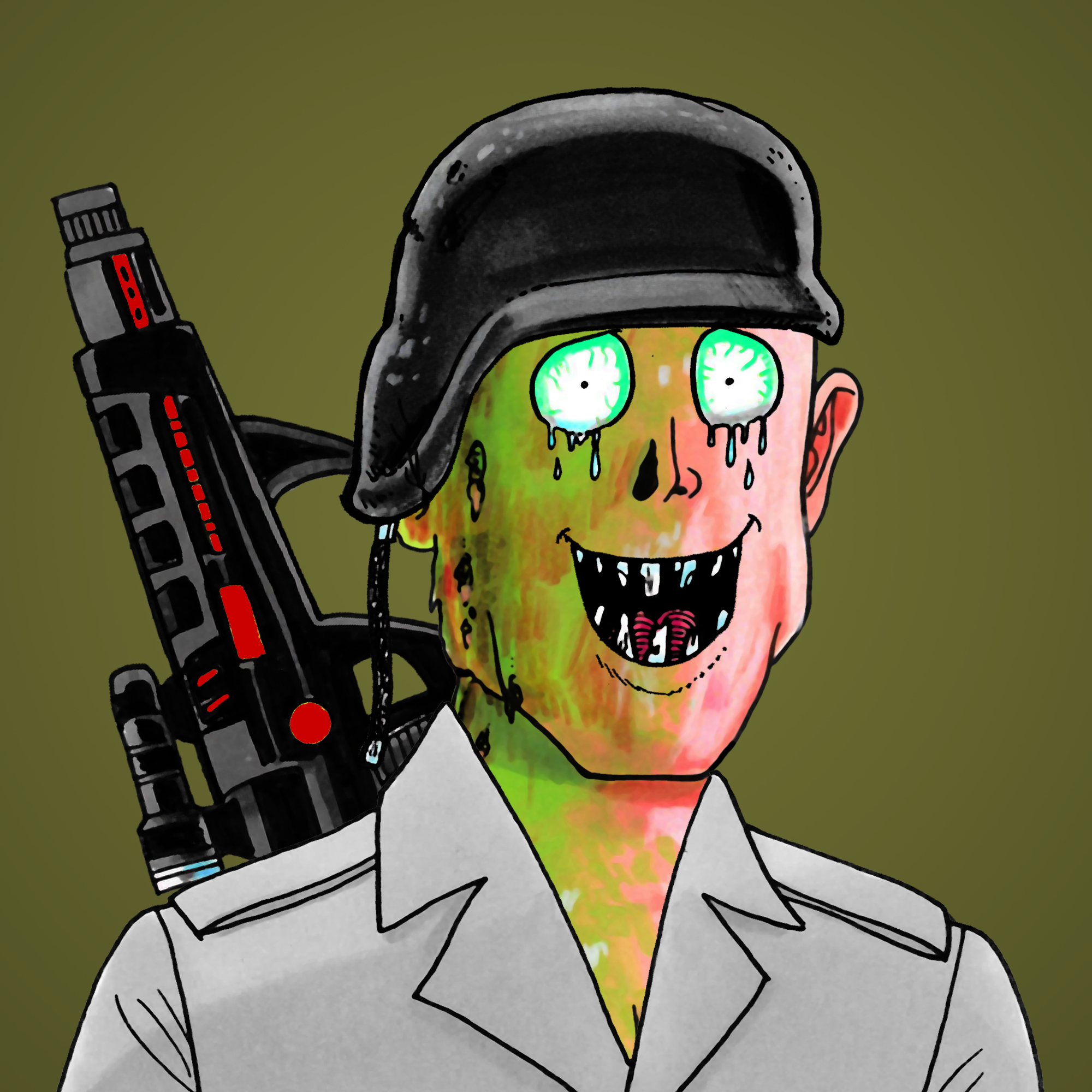 George Trosley - Jungle Freaks - Jungle Freak 1632 - NFT # 1632