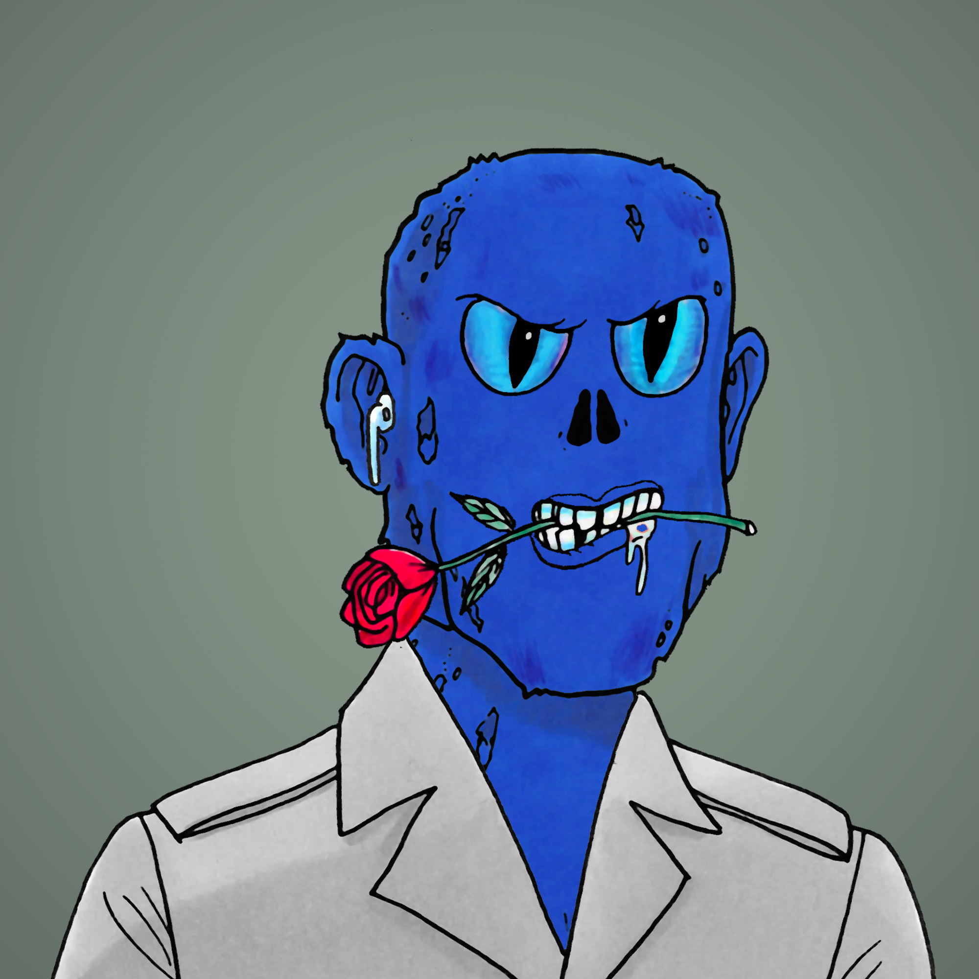 George Trosley - Jungle Freaks - Jungle Freak 1635 - NFT # 1635