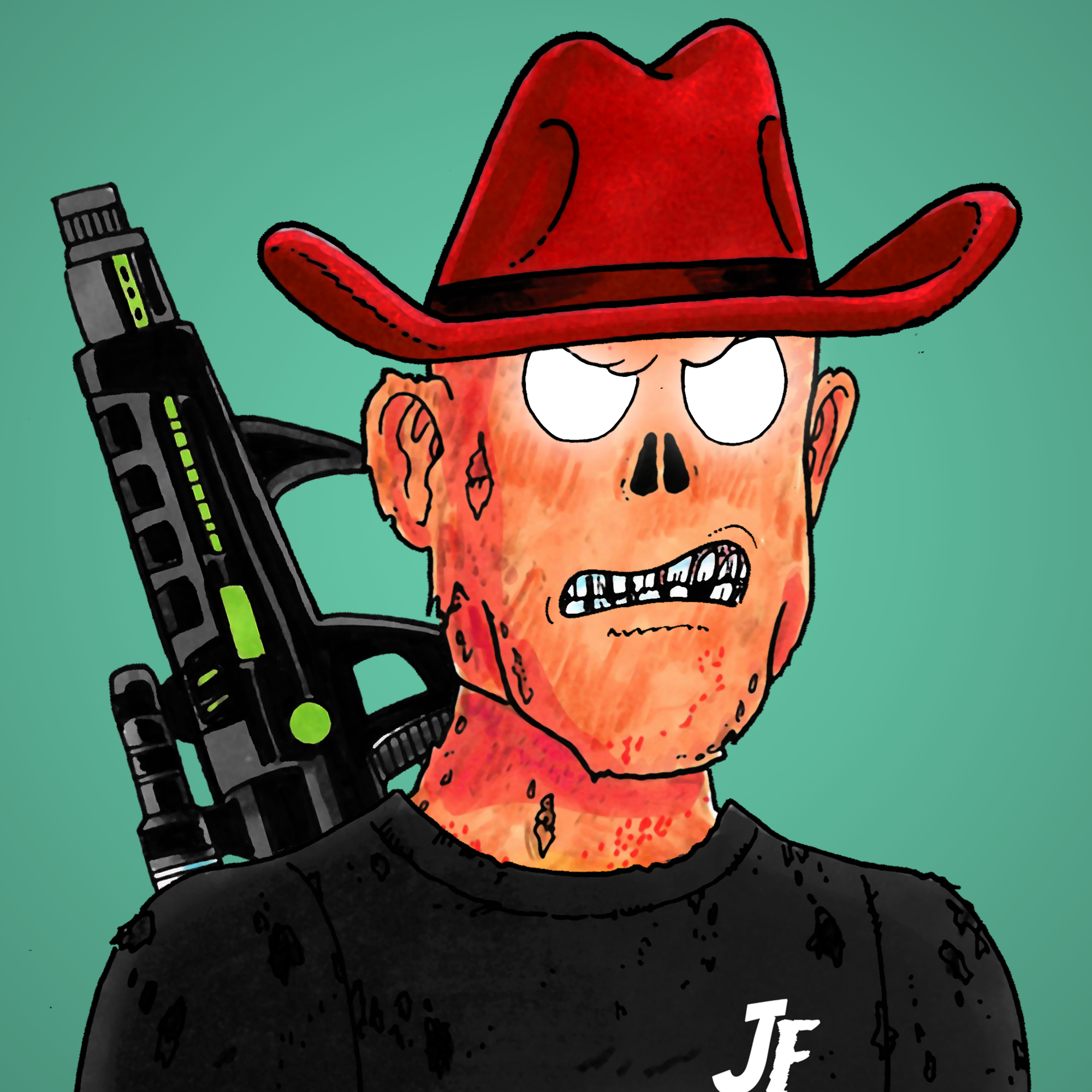 George Trosley - Jungle Freaks - Jungle Freak 1638 - NFT # 1638