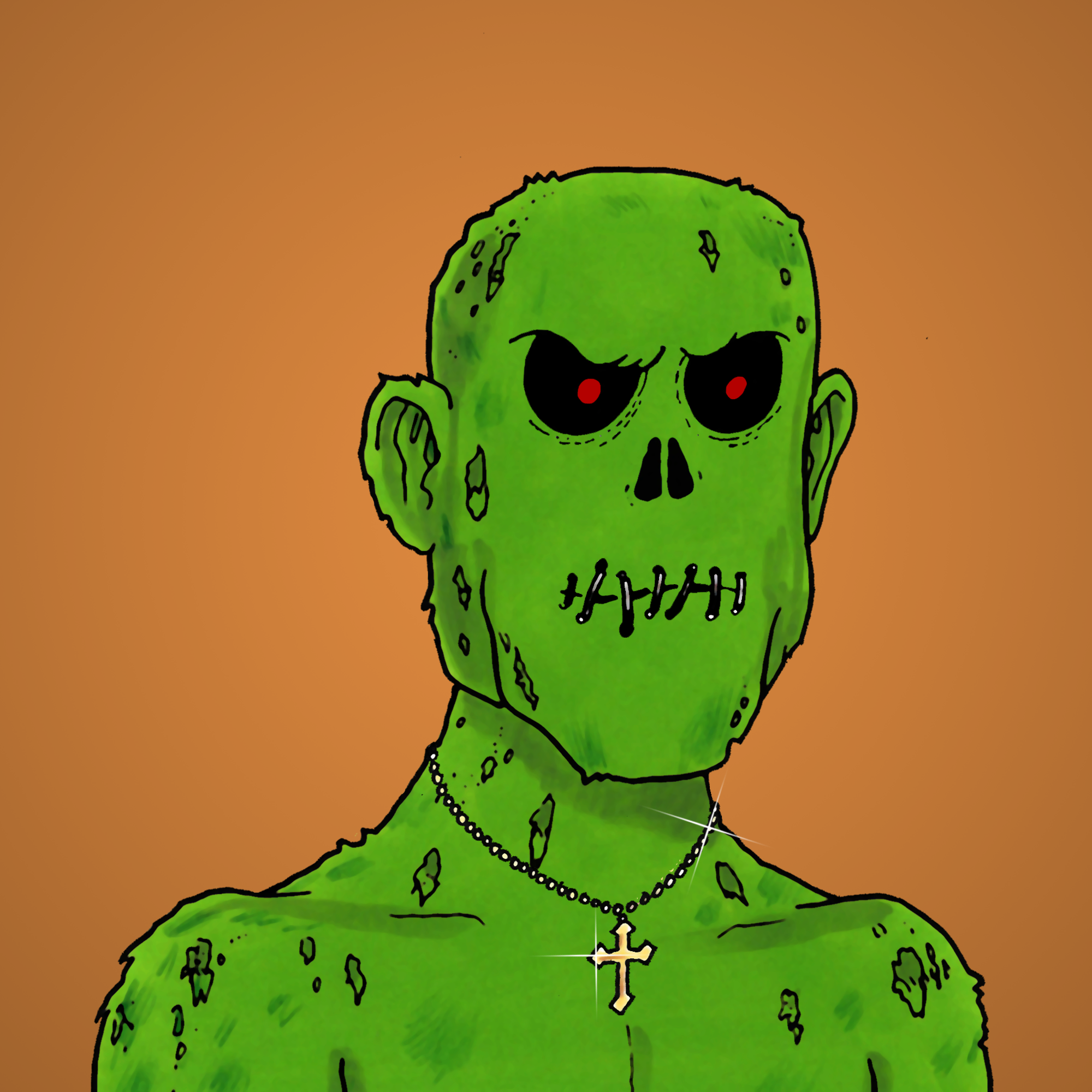 George Trosley - Jungle Freaks - Jungle Freak 1641 - NFT # 1641