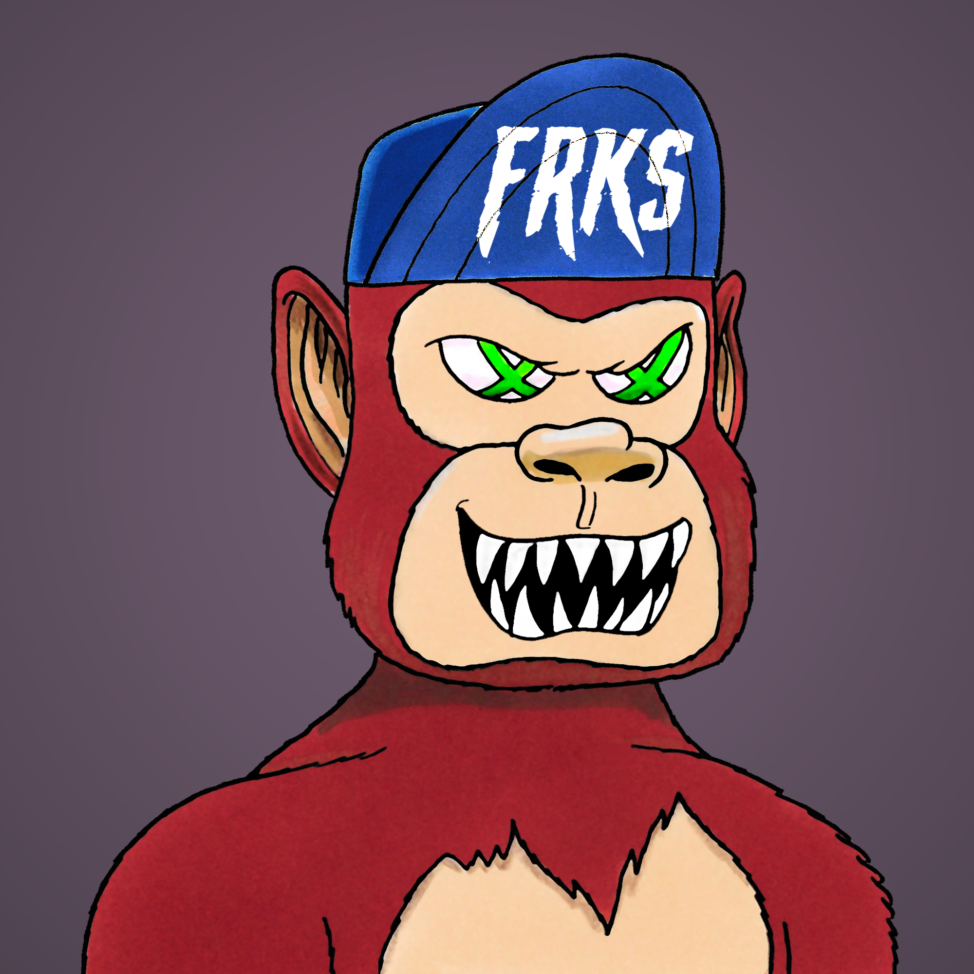 George Trosley - Jungle Freaks - Jungle Freak 1642 - NFT # 1642