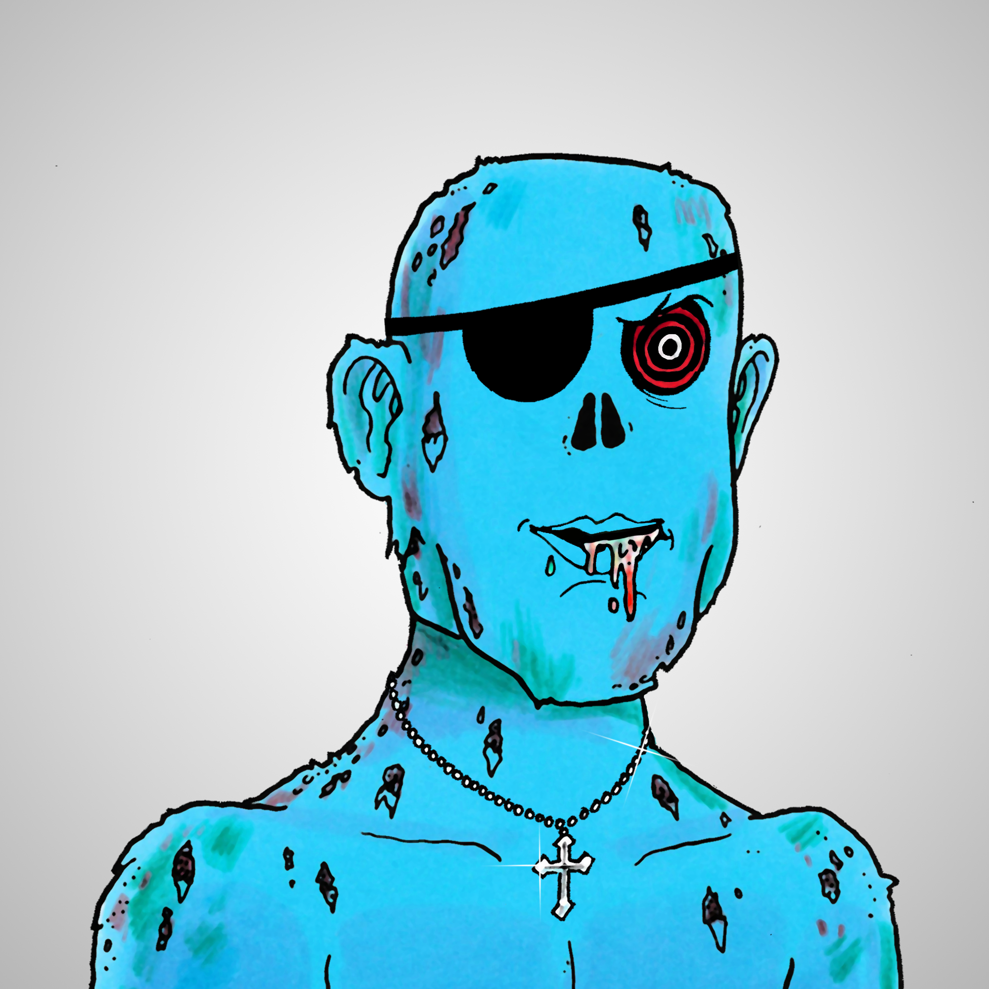 George Trosley - Jungle Freaks - Jungle Freak 1643 - NFT # 1643