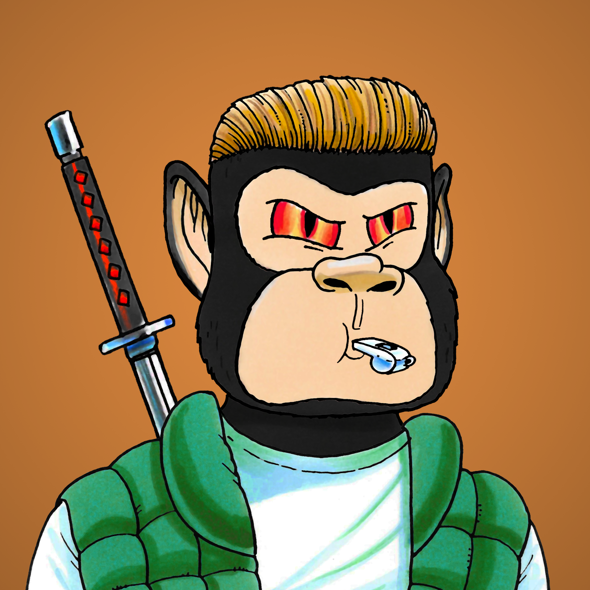 George Trosley - Jungle Freaks - Jungle Freak 1644 - NFT # 1644