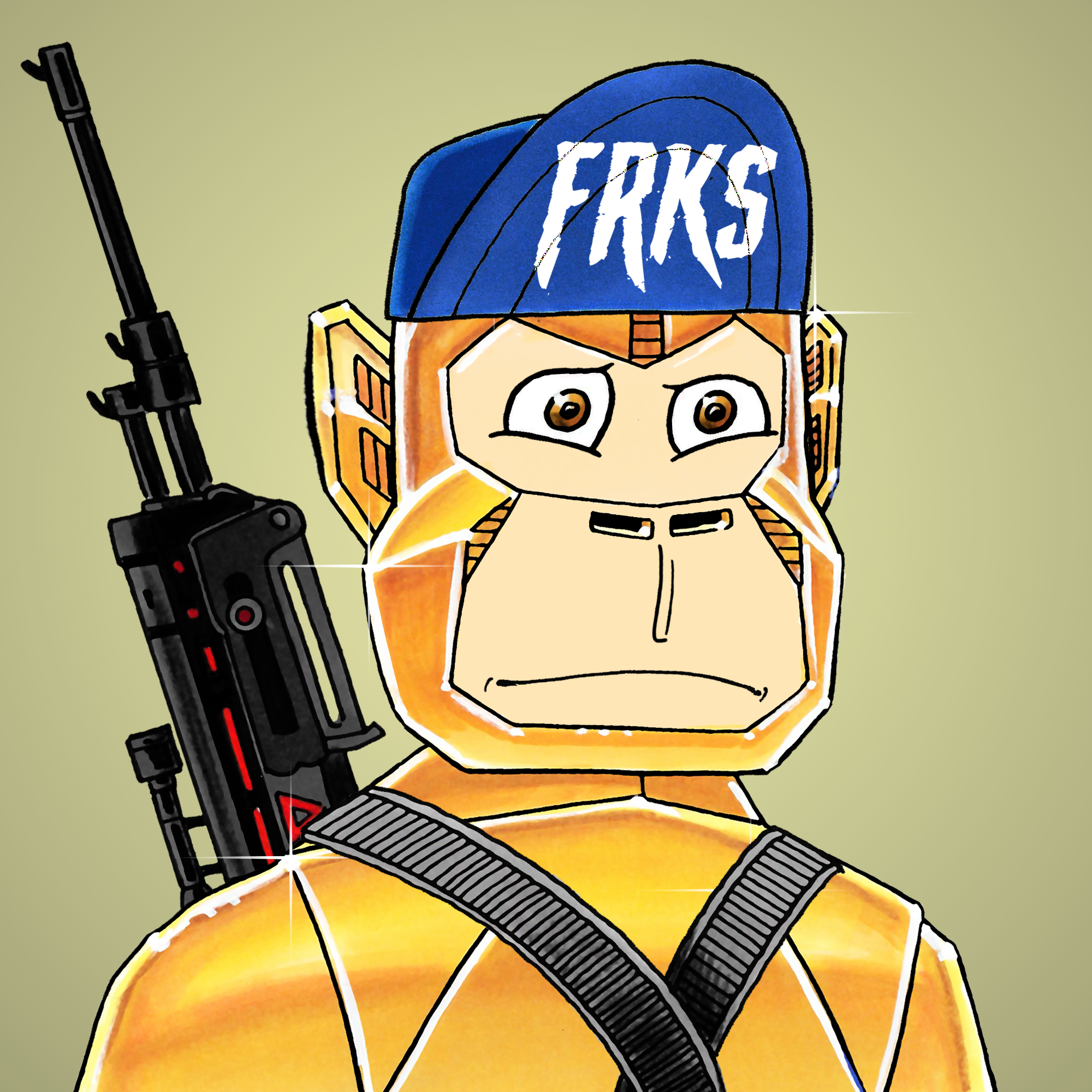 George Trosley - Jungle Freaks - Jungle Freak 165 - NFT # 165