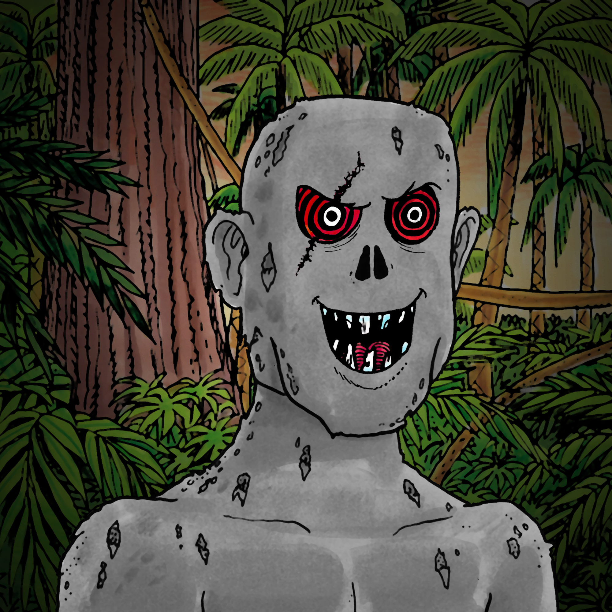 George Trosley - Jungle Freaks - Jungle Freak 1650 - NFT # 1650