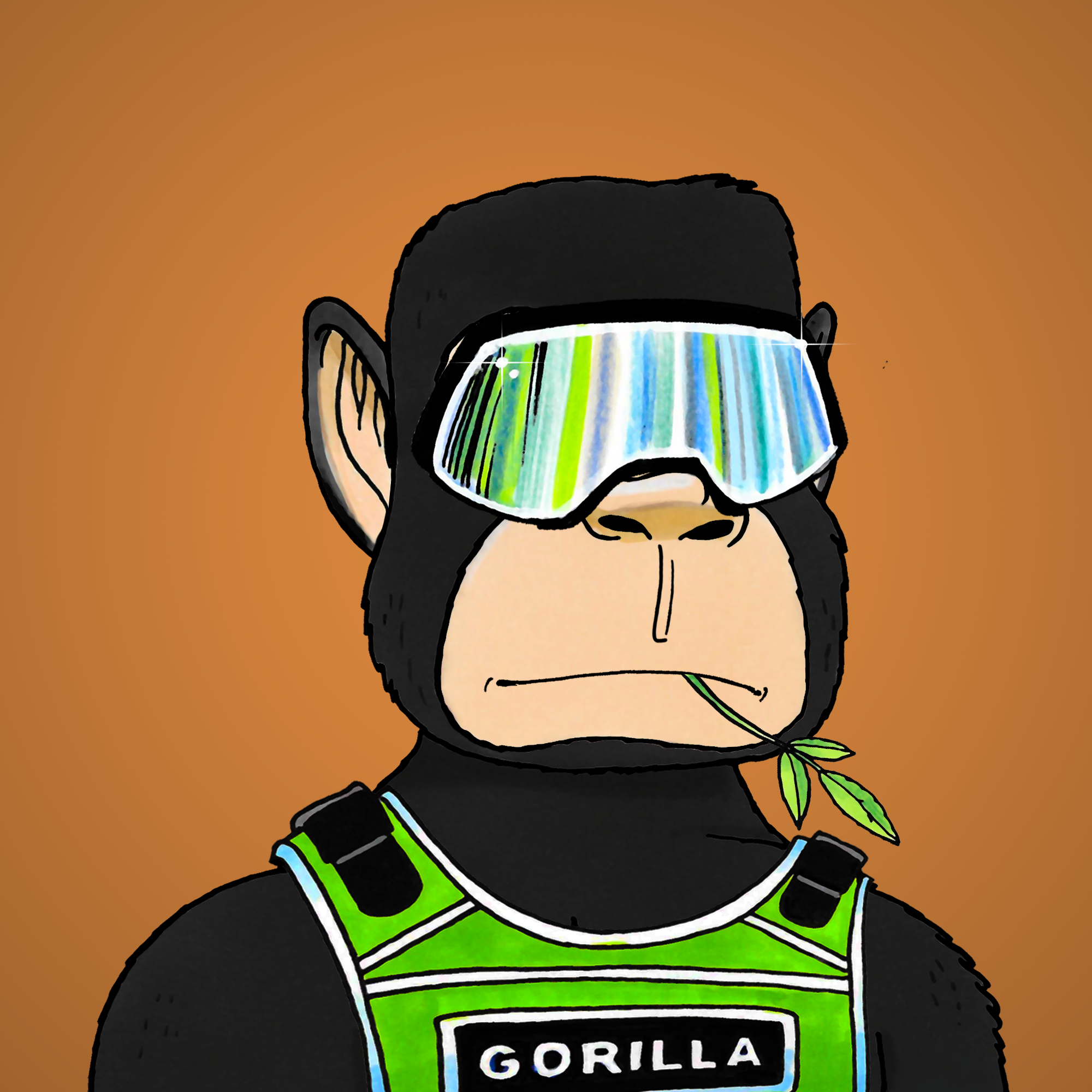 George Trosley - Jungle Freaks - Jungle Freak 1651 - NFT # 1651