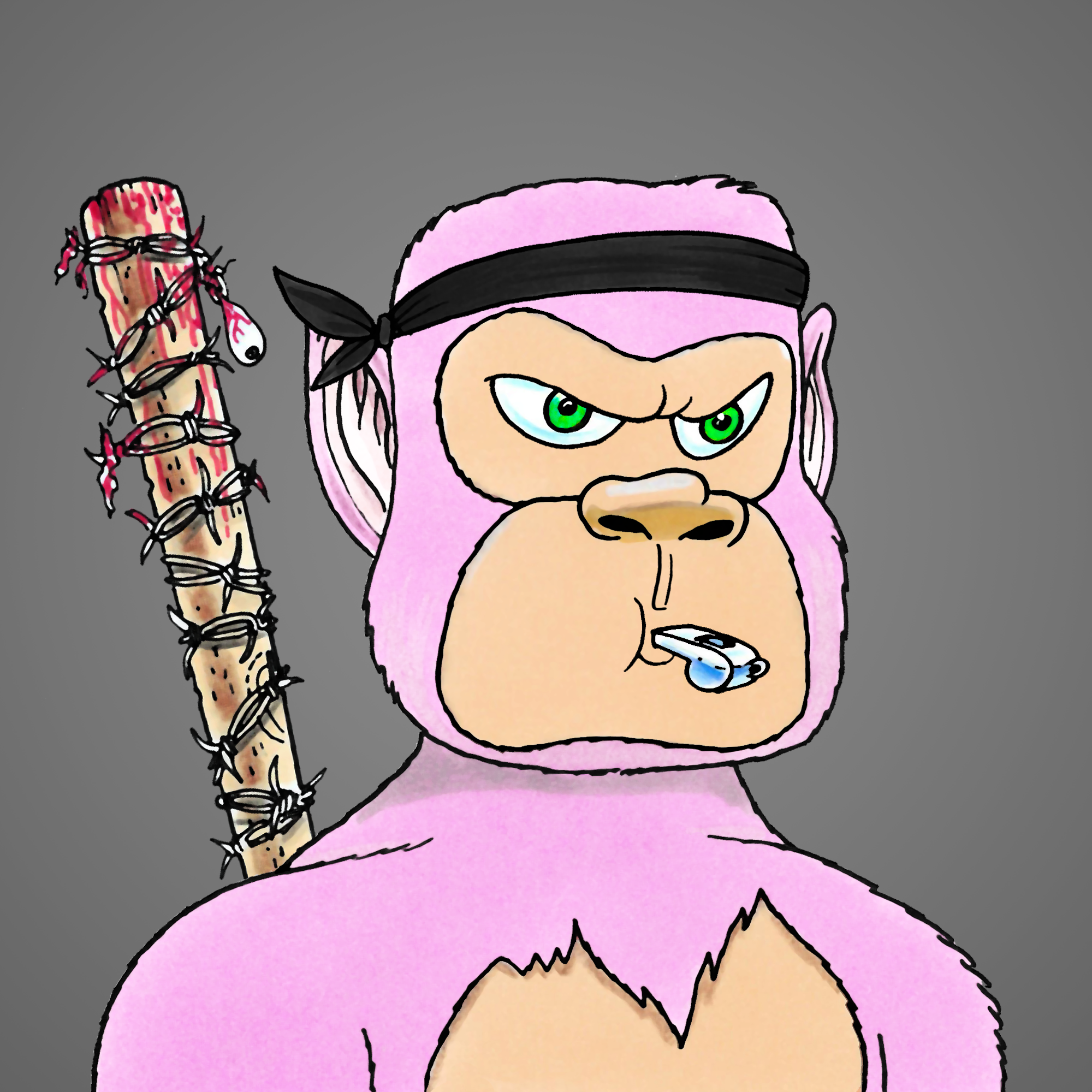 George Trosley - Jungle Freaks - Jungle Freak 1654 - NFT # 1654