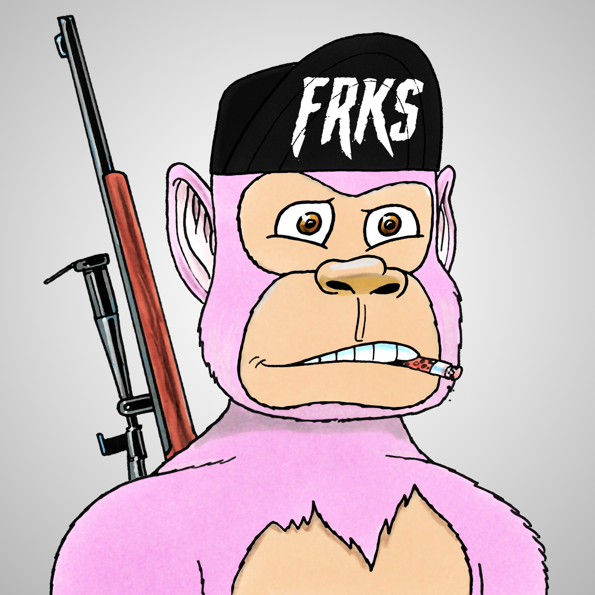 George Trosley - Jungle Freaks - Jungle Freak 1655 - NFT # 1655