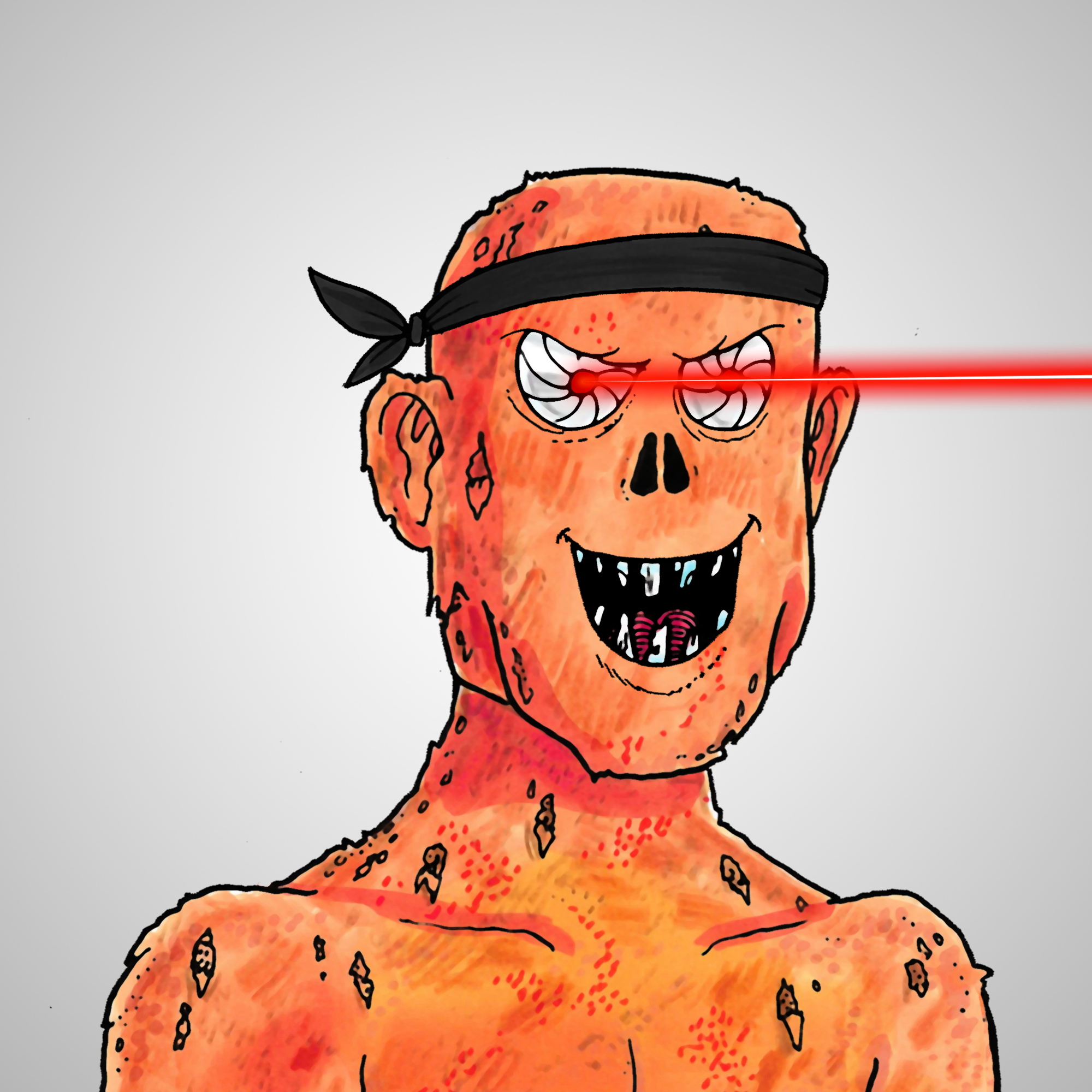 George Trosley - Jungle Freaks - Jungle Freak 166 - NFT # 166