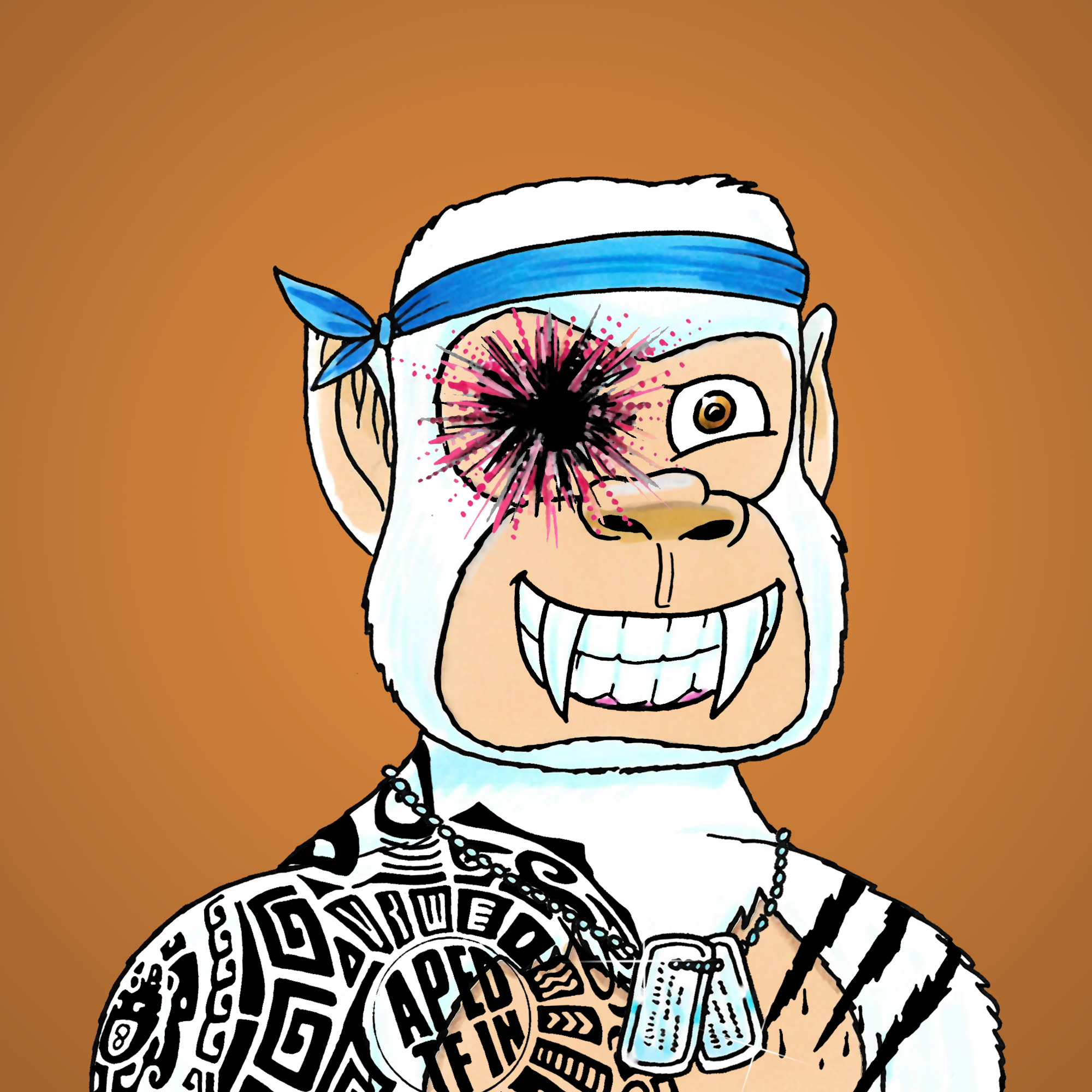 George Trosley - Jungle Freaks - Jungle Freak 1661 - NFT # 1661