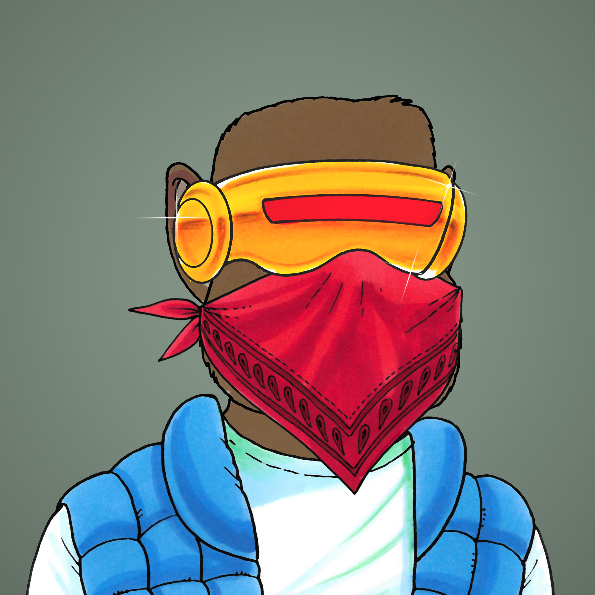 George Trosley - Jungle Freaks - Jungle Freak 1663 - NFT # 1663