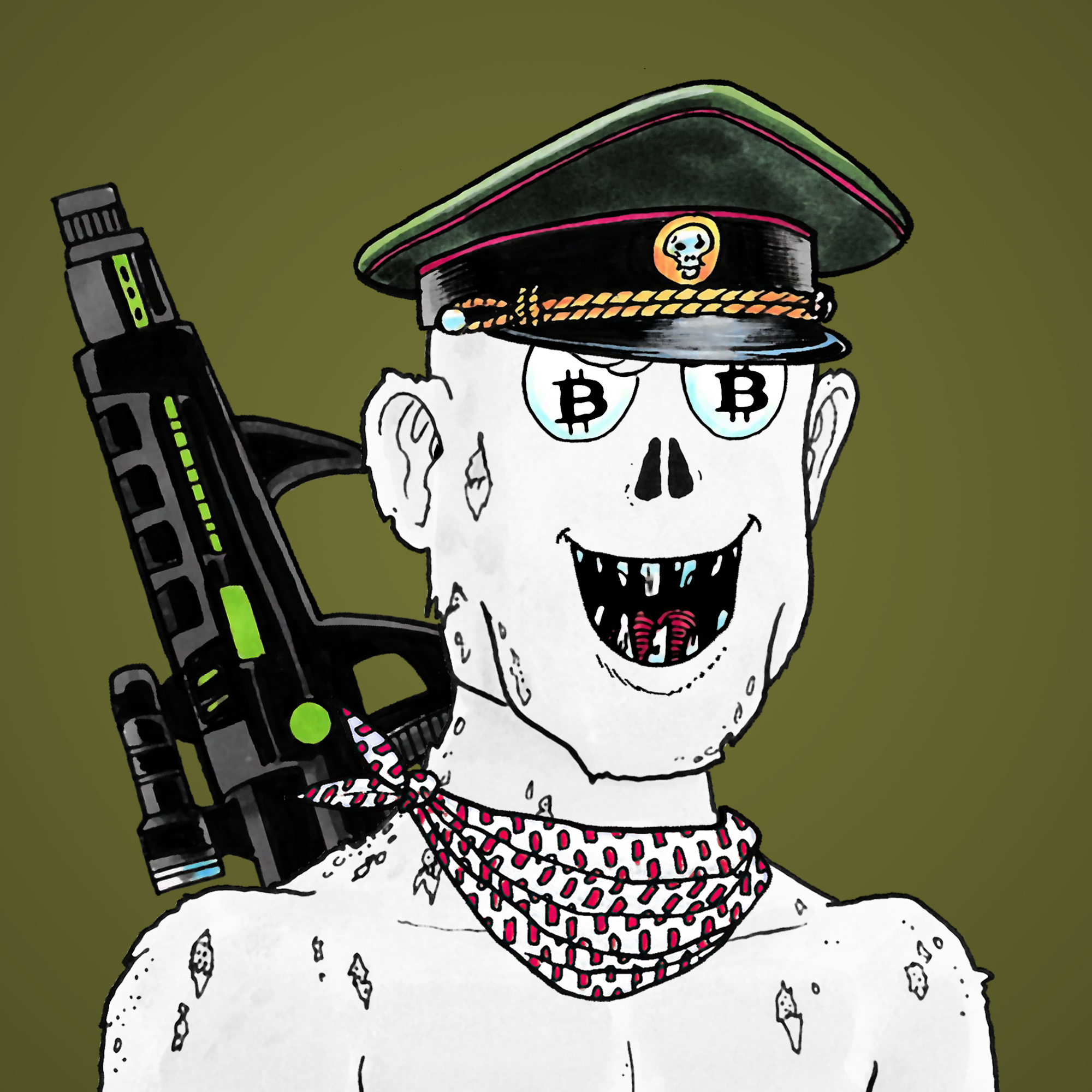 George Trosley - Jungle Freaks - Jungle Freak 1664 - NFT # 1664