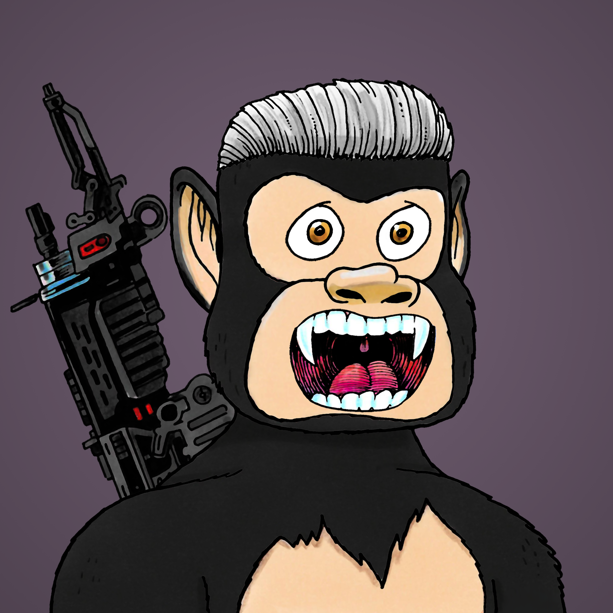 George Trosley - Jungle Freaks - Jungle Freak 1669 - NFT # 1669