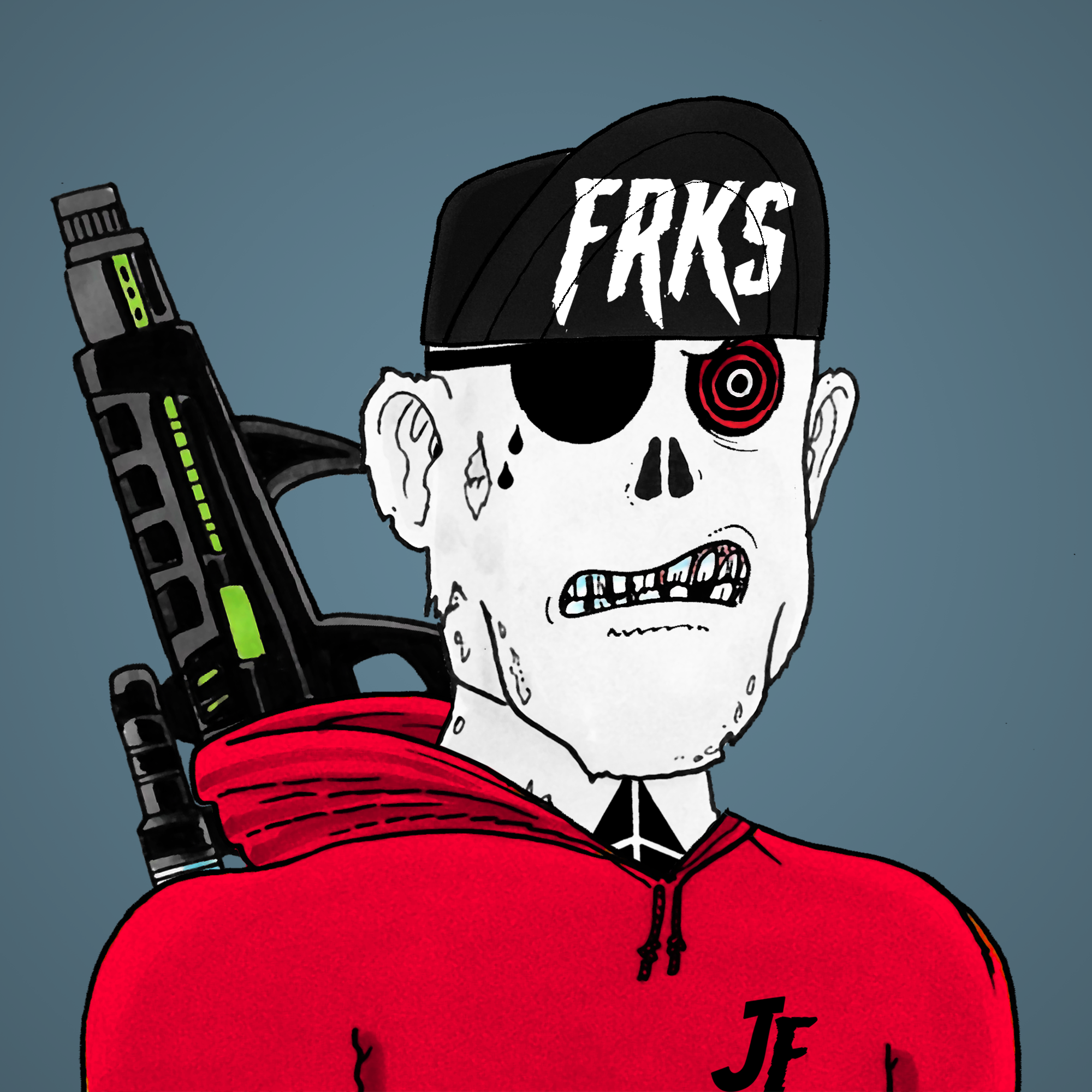 George Trosley - Jungle Freaks - Jungle Freak 167 - NFT # 167