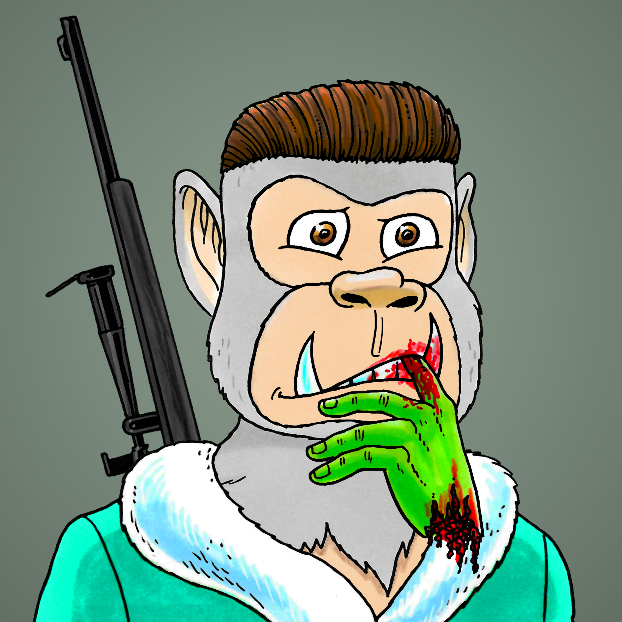 George Trosley - Jungle Freaks - Jungle Freak 1670 - NFT # 1670