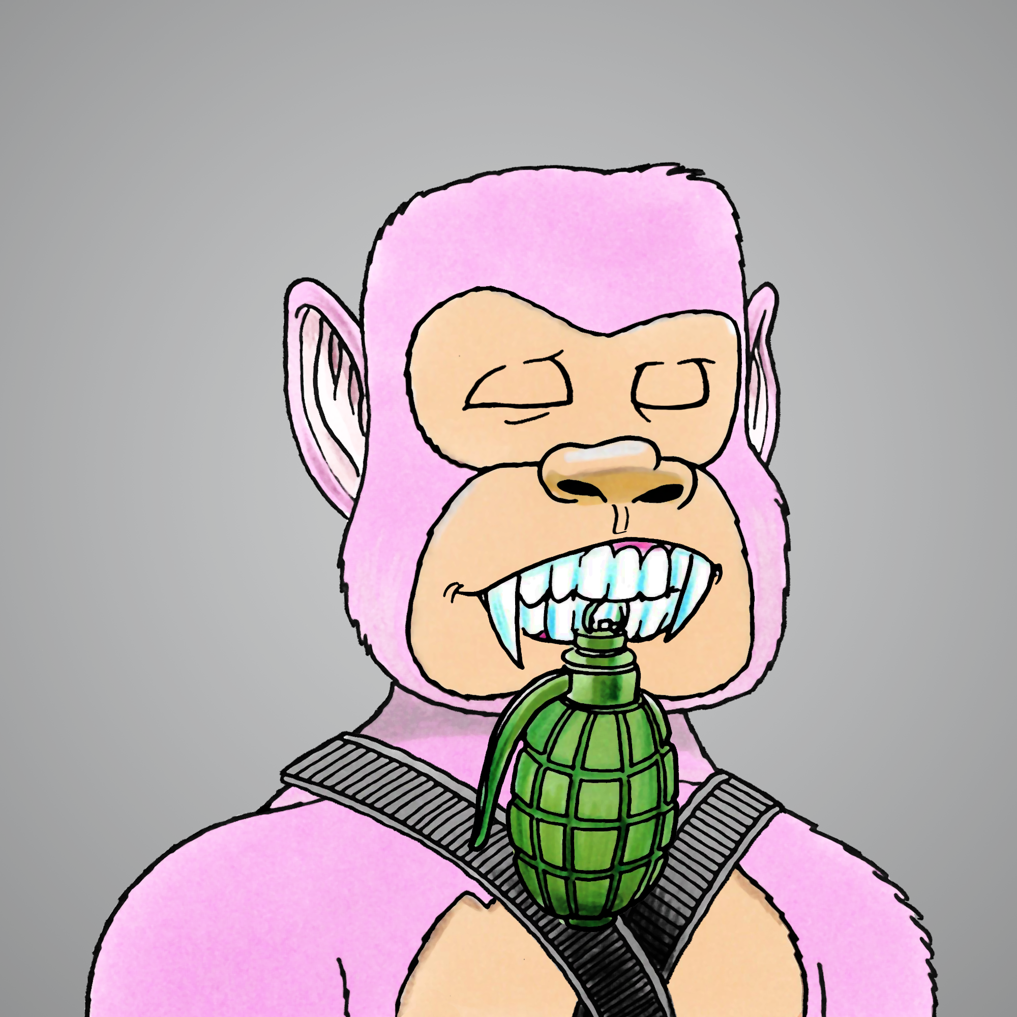 George Trosley - Jungle Freaks - Jungle Freak 1671 - NFT # 1671