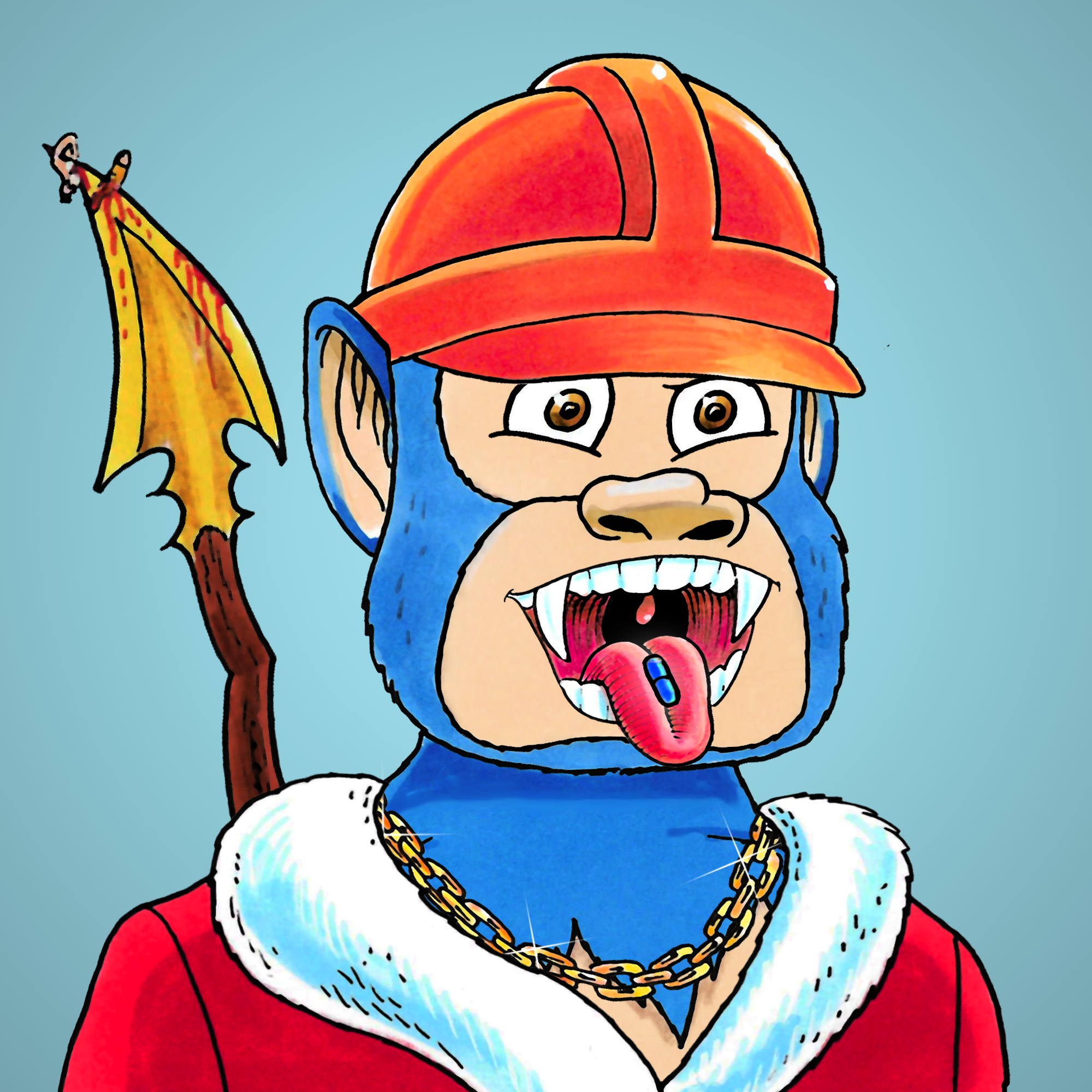 George Trosley - Jungle Freaks - Jungle Freak 1673 - NFT # 1673