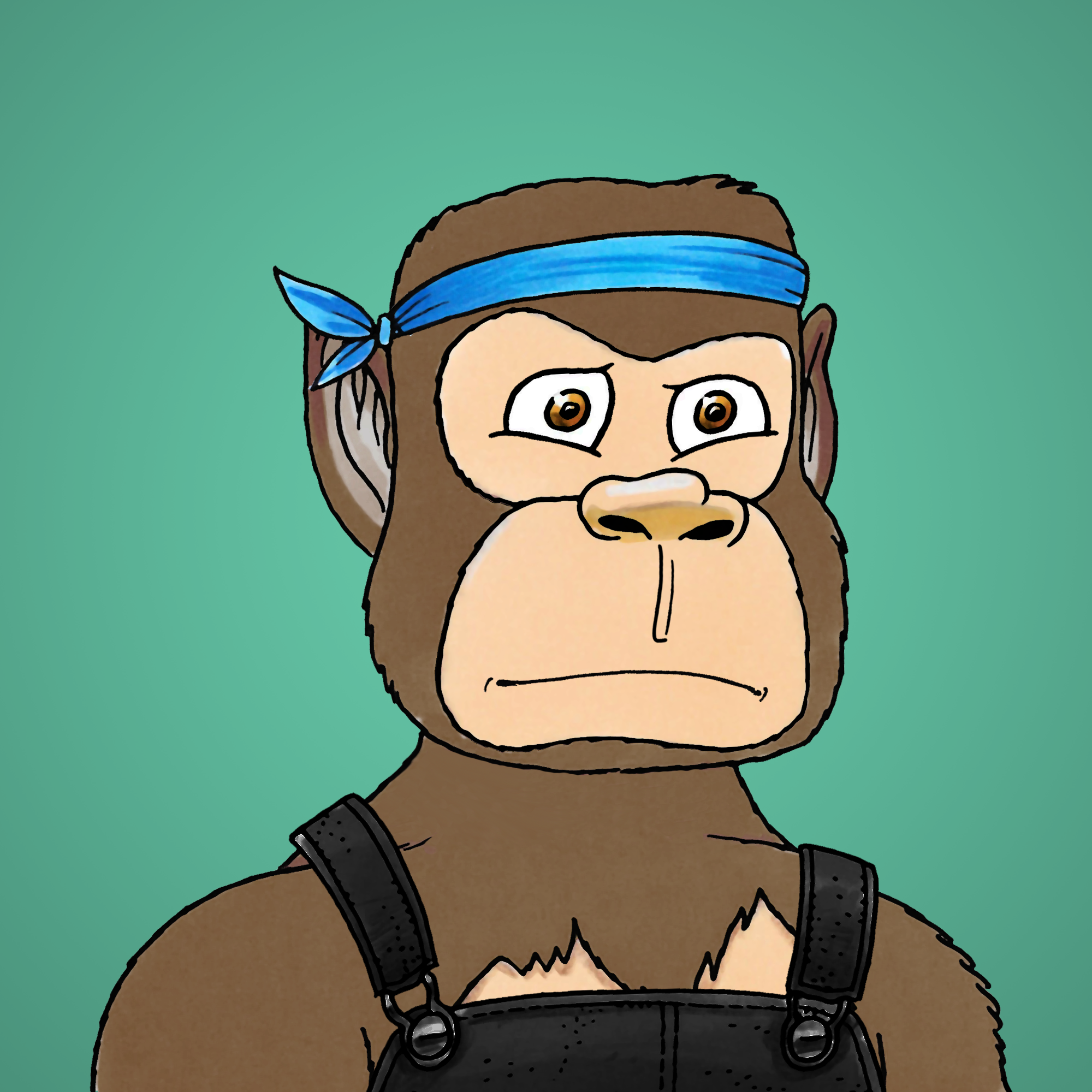 George Trosley - Jungle Freaks - Jungle Freak 1674 - NFT # 1674