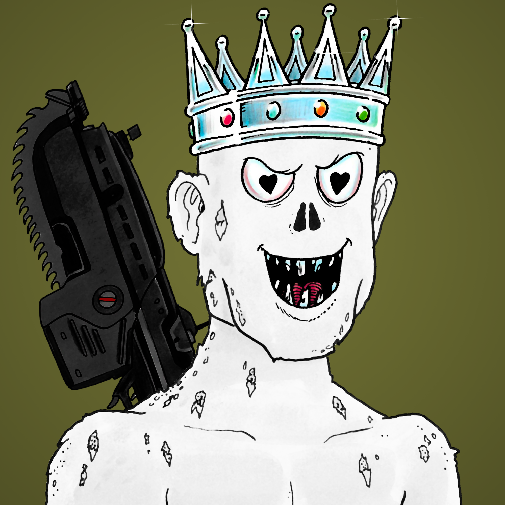 George Trosley - Jungle Freaks - Jungle Freak 1677 - NFT # 1677