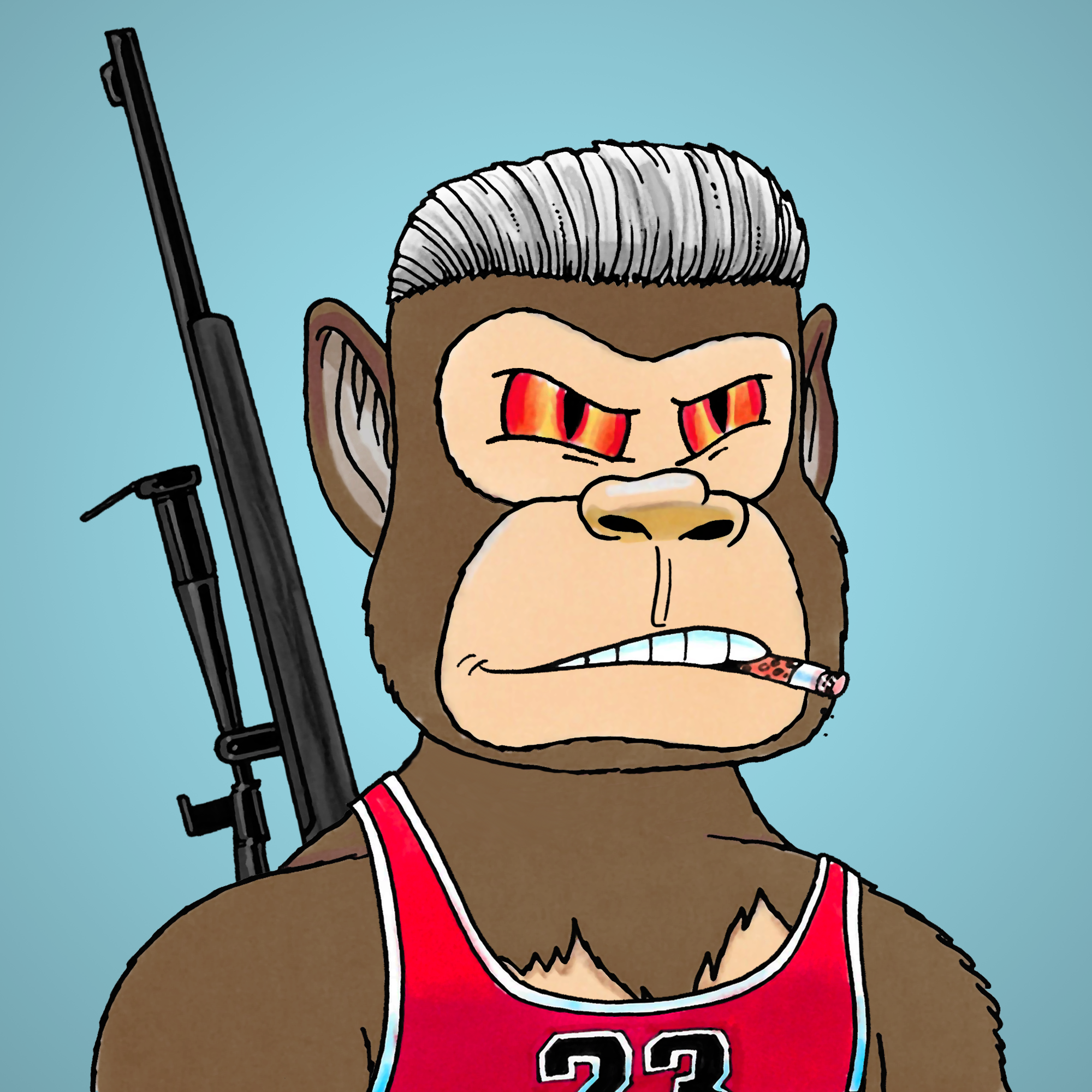 George Trosley - Jungle Freaks - Jungle Freak 168 - NFT # 168