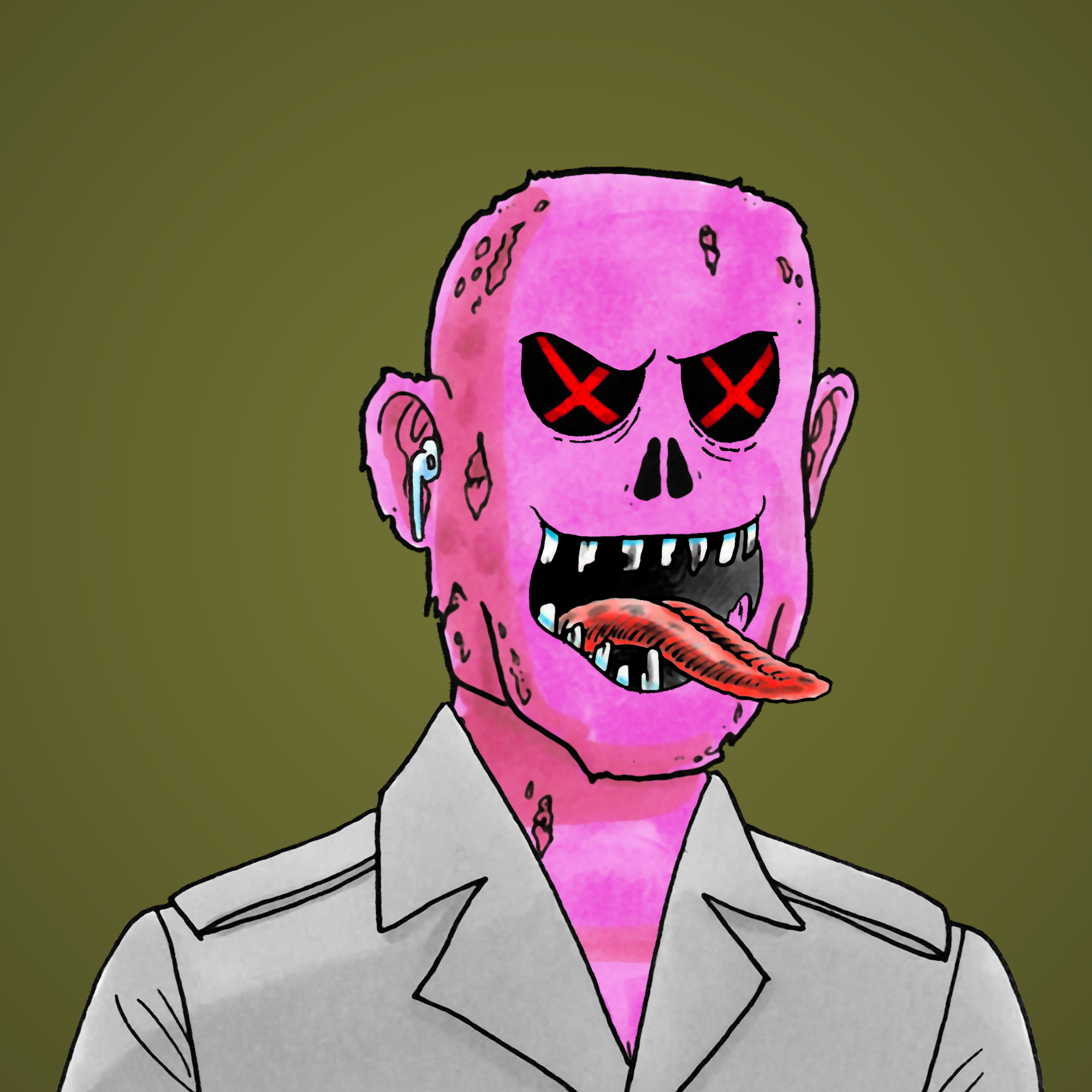 George Trosley - Jungle Freaks - Jungle Freak 1681 - NFT # 1681