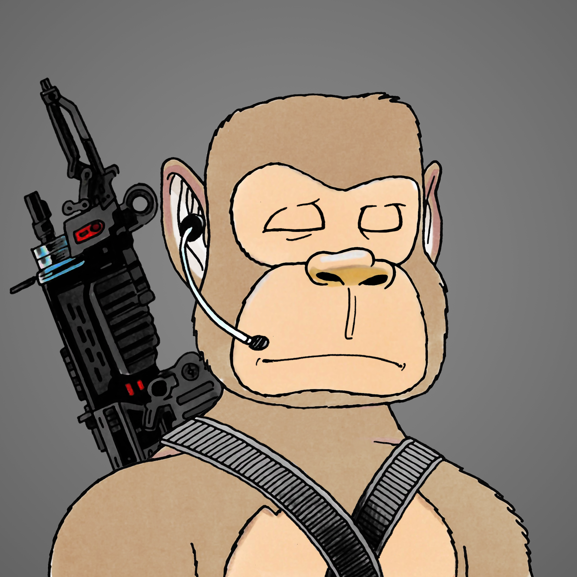 George Trosley - Jungle Freaks - Jungle Freak 1683 - NFT # 1683