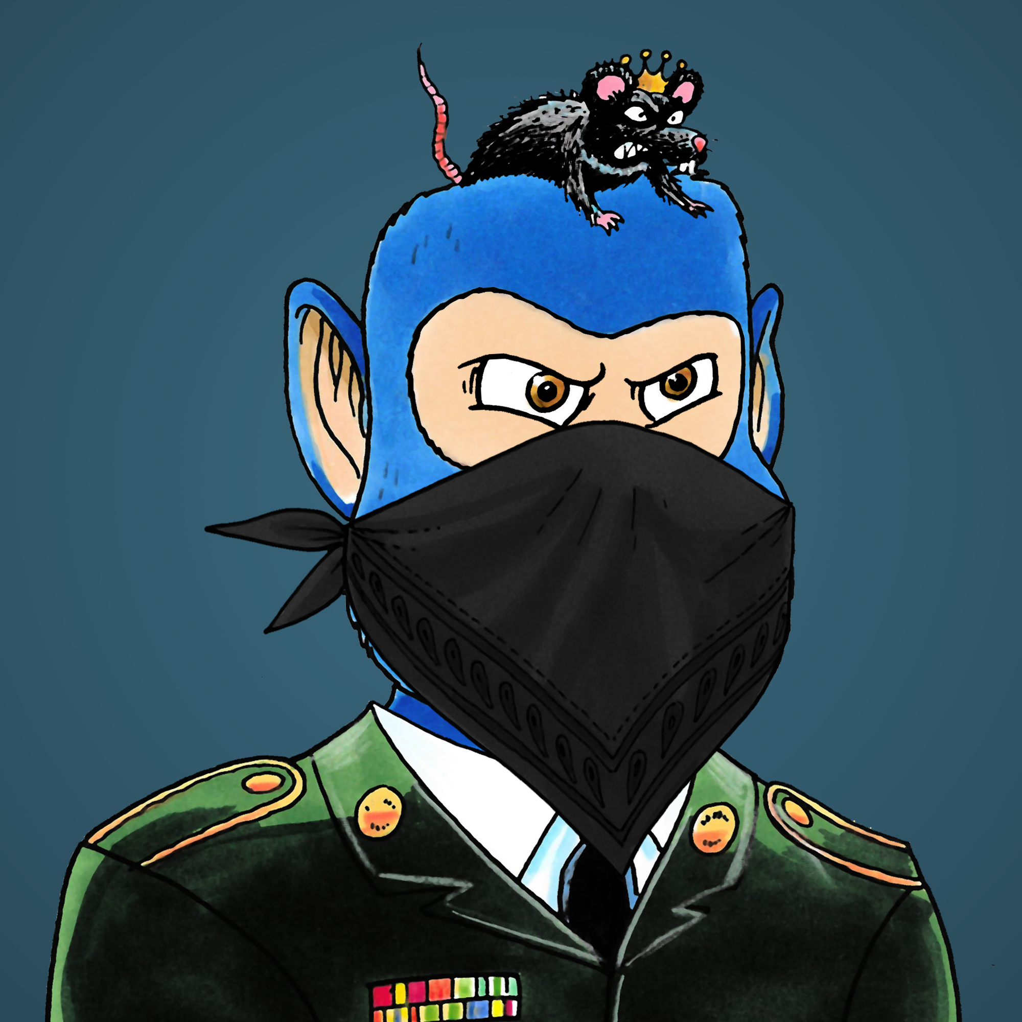 George Trosley - Jungle Freaks - Jungle Freak 1684 - NFT # 1684