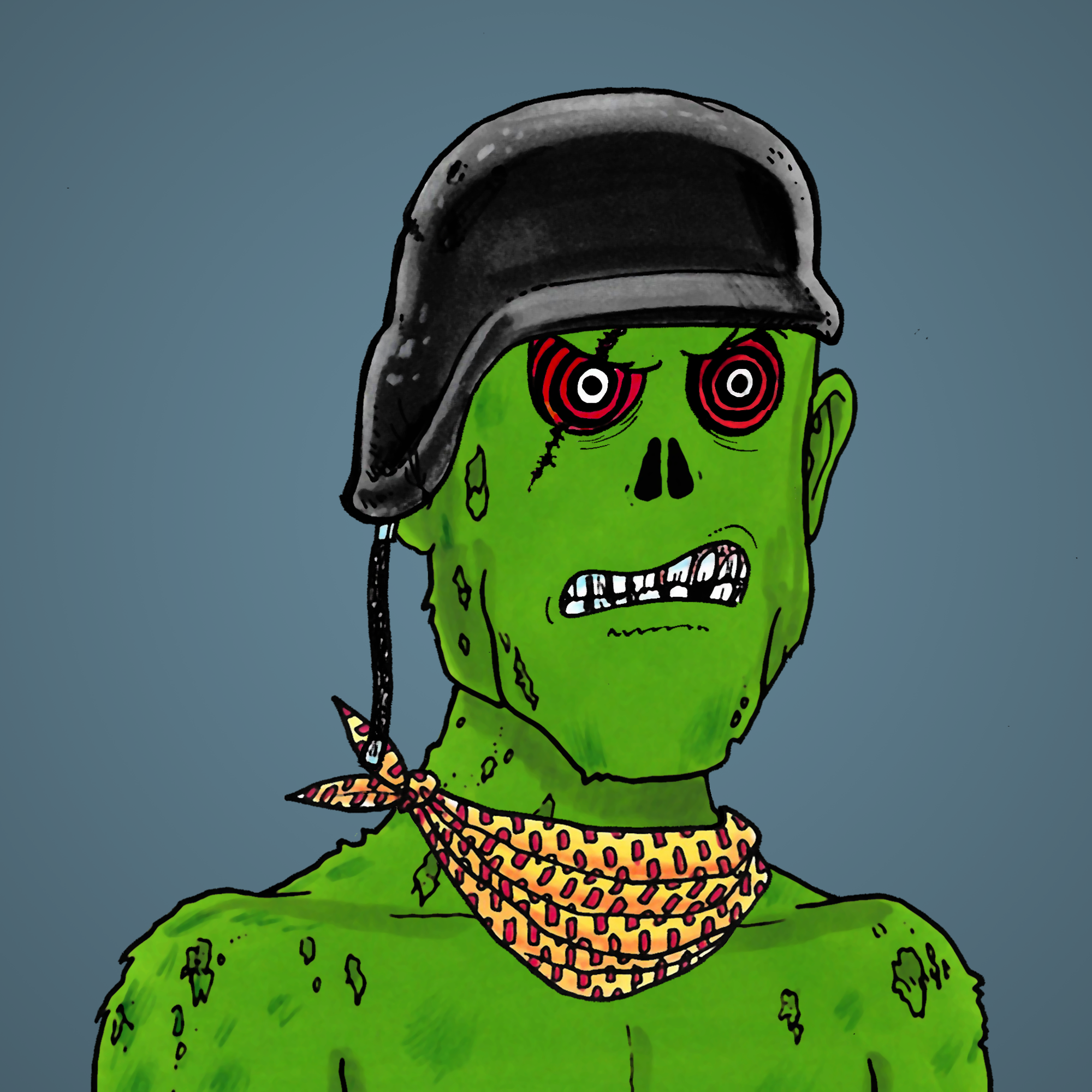 George Trosley - Jungle Freaks - Jungle Freak 1688 - NFT # 1688