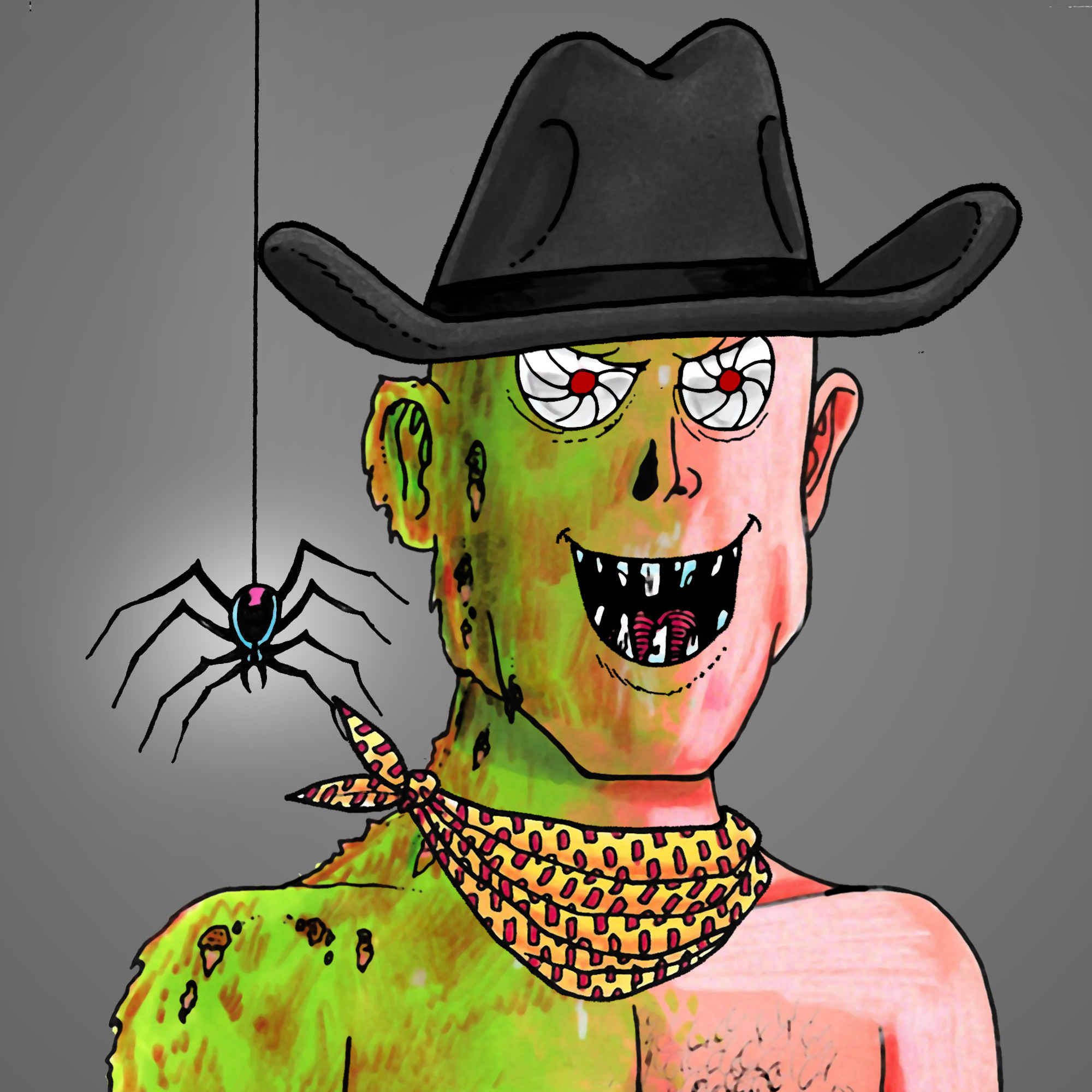 George Trosley - Jungle Freaks - Jungle Freak 1691 - NFT # 1691