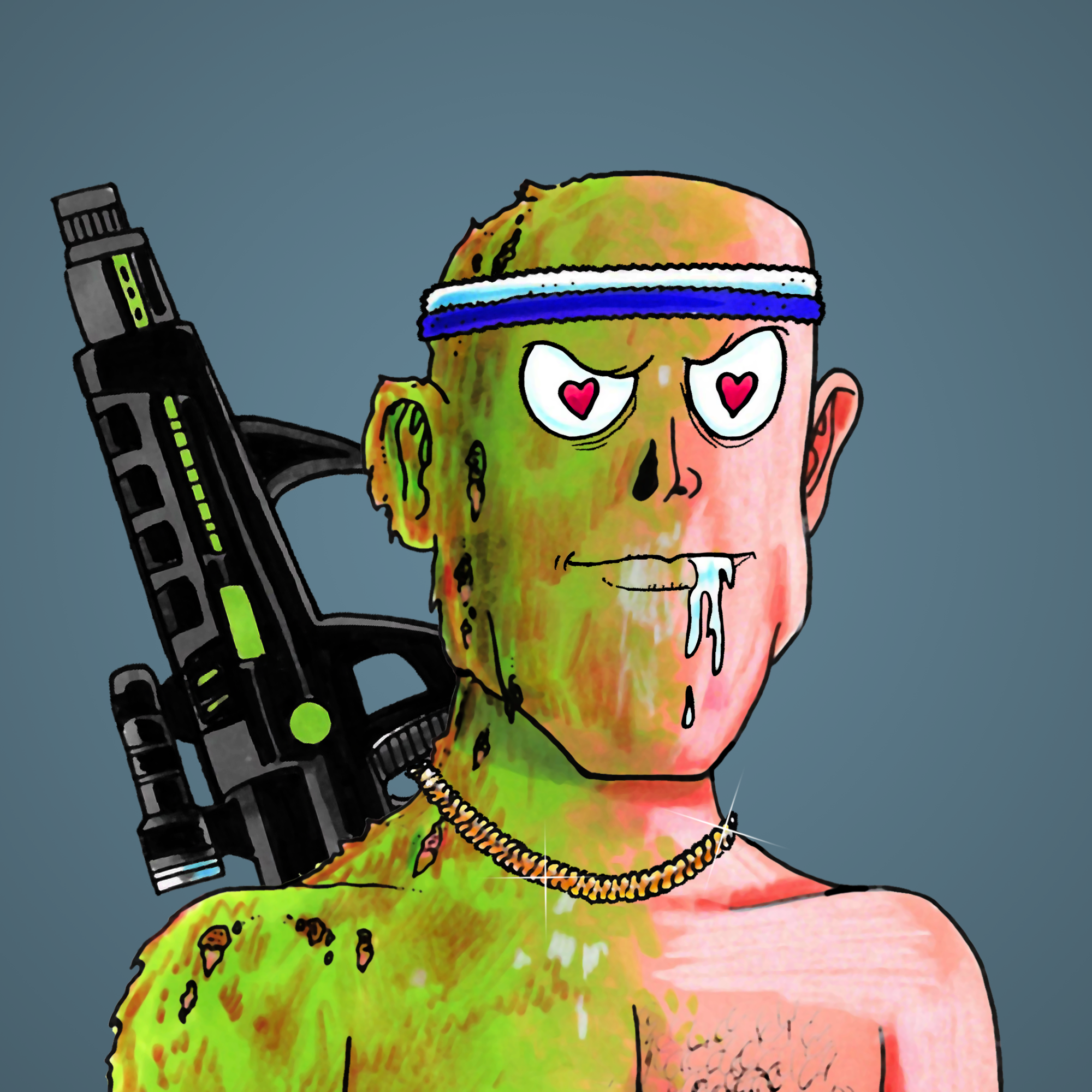 George Trosley - Jungle Freaks - Jungle Freak 1692 - NFT # 1692