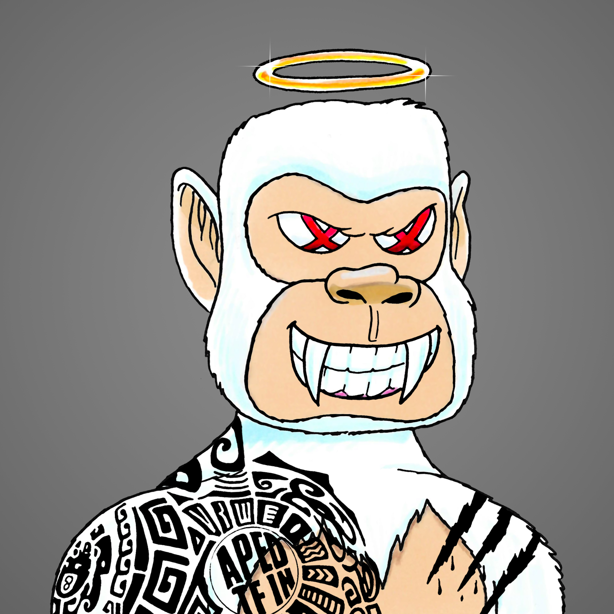 George Trosley - Jungle Freaks - Jungle Freak 1696 - NFT # 1696