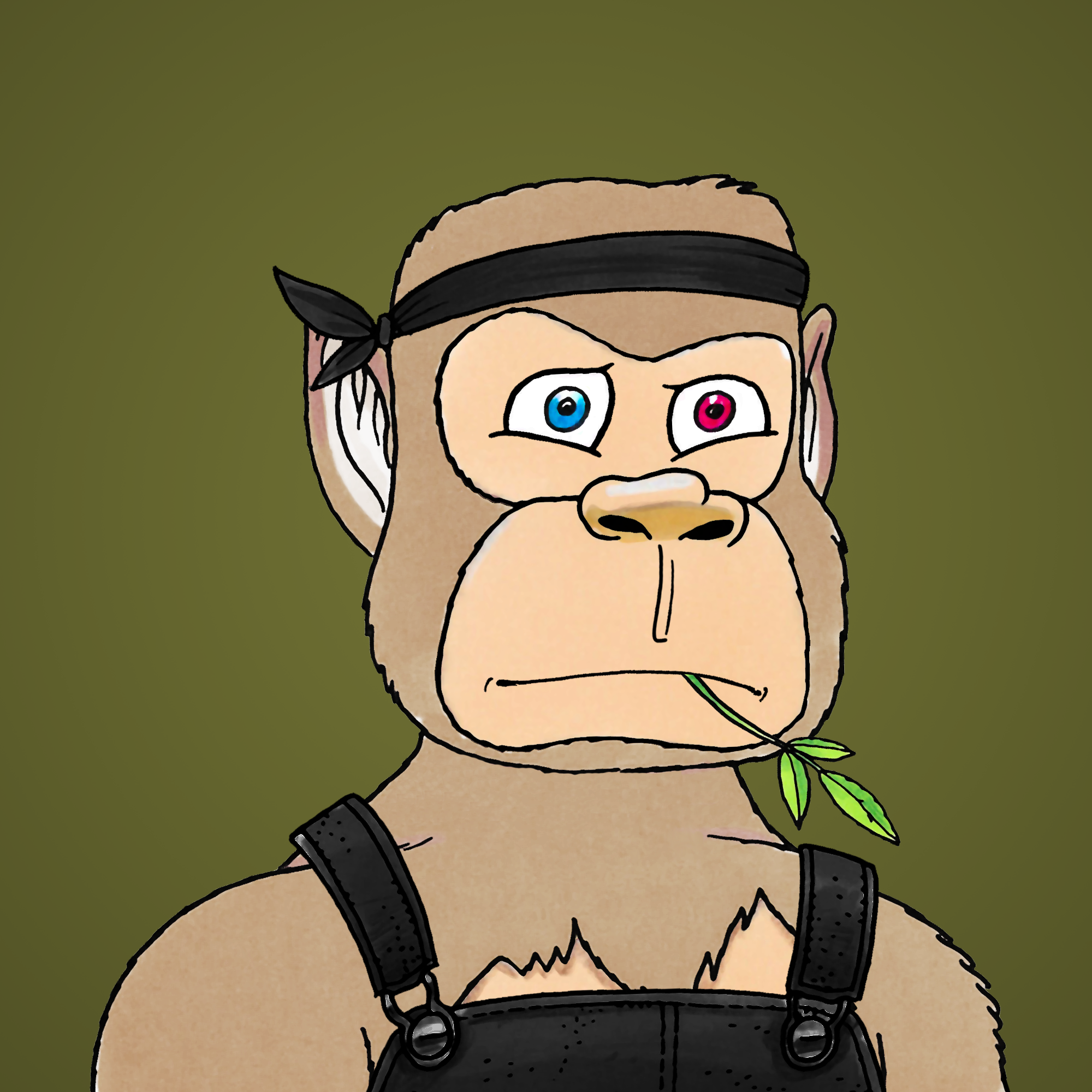 George Trosley - Jungle Freaks - Jungle Freak 1698 - NFT # 1698