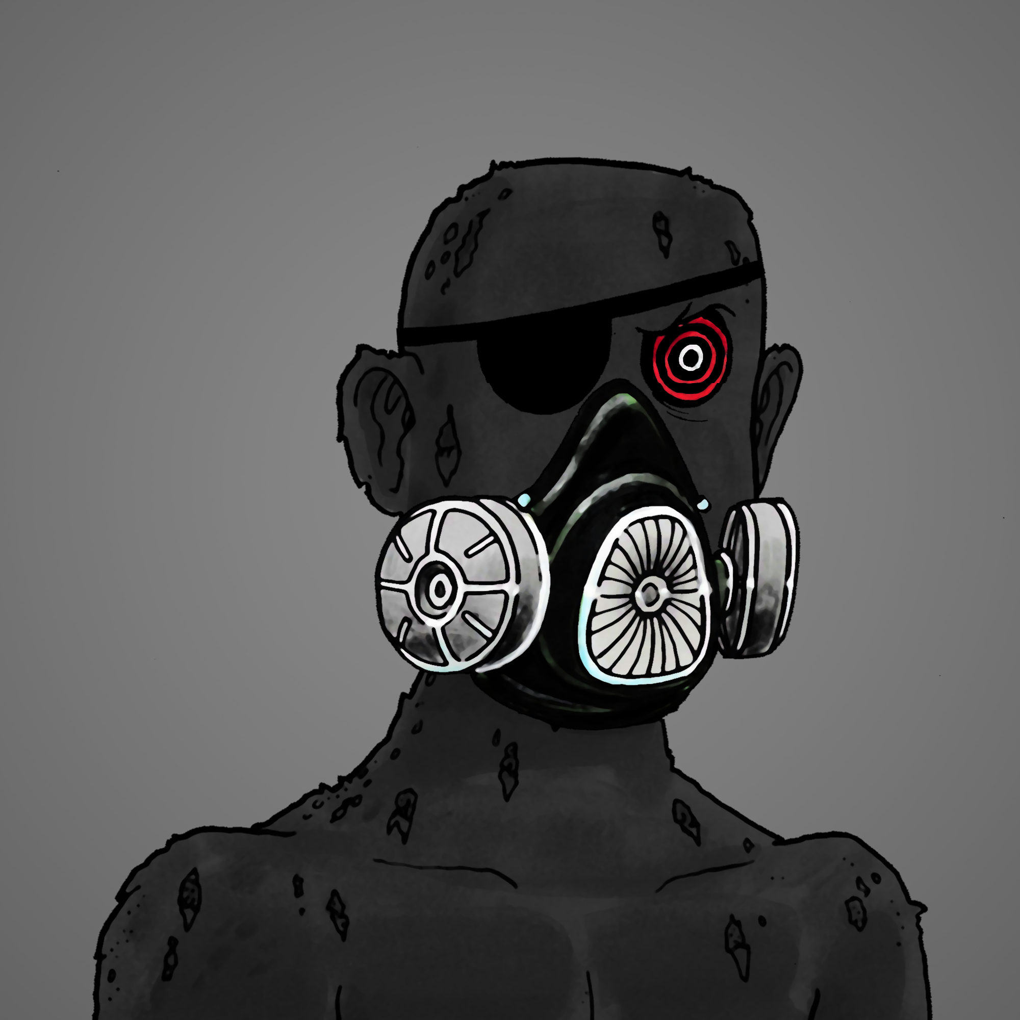 George Trosley - Jungle Freaks - Jungle Freak 17 - NFT # 17