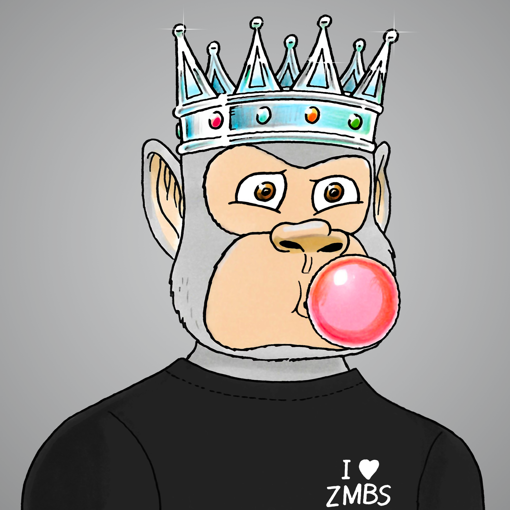 George Trosley - Jungle Freaks - Jungle Freak 1703 - NFT # 1703