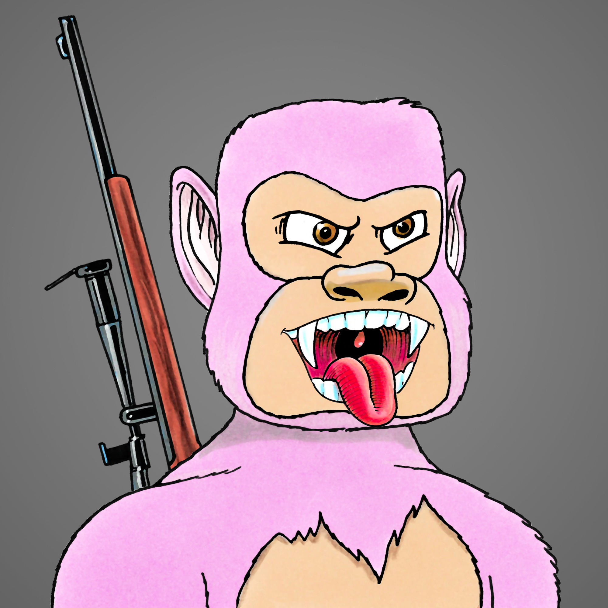 George Trosley - Jungle Freaks - Jungle Freak 1705 - NFT # 1705