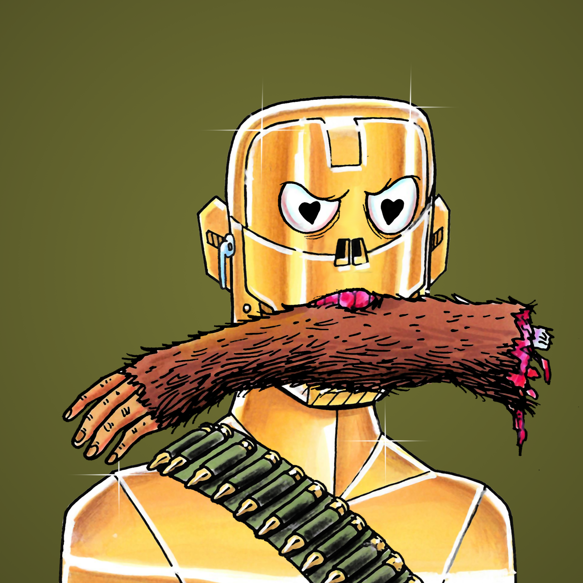 George Trosley - Jungle Freaks - Jungle Freak 1706 - NFT # 1706