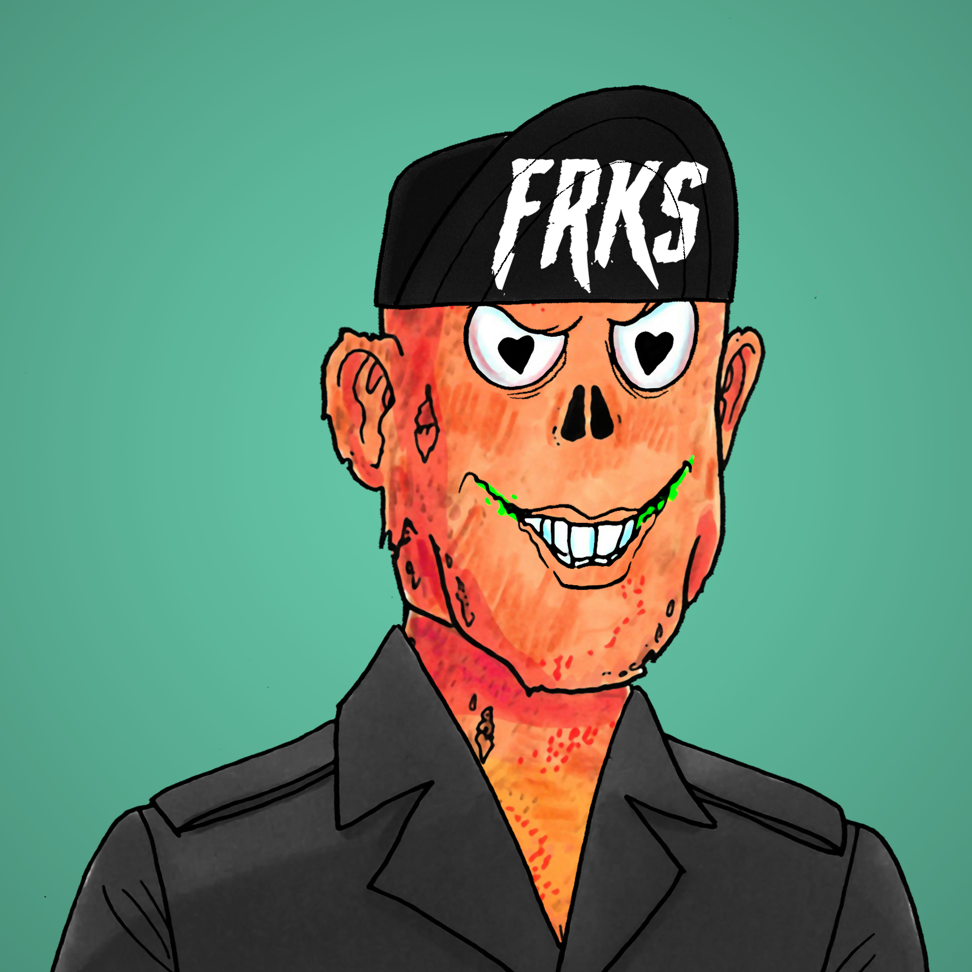 George Trosley - Jungle Freaks - Jungle Freak 1708 - NFT # 1708