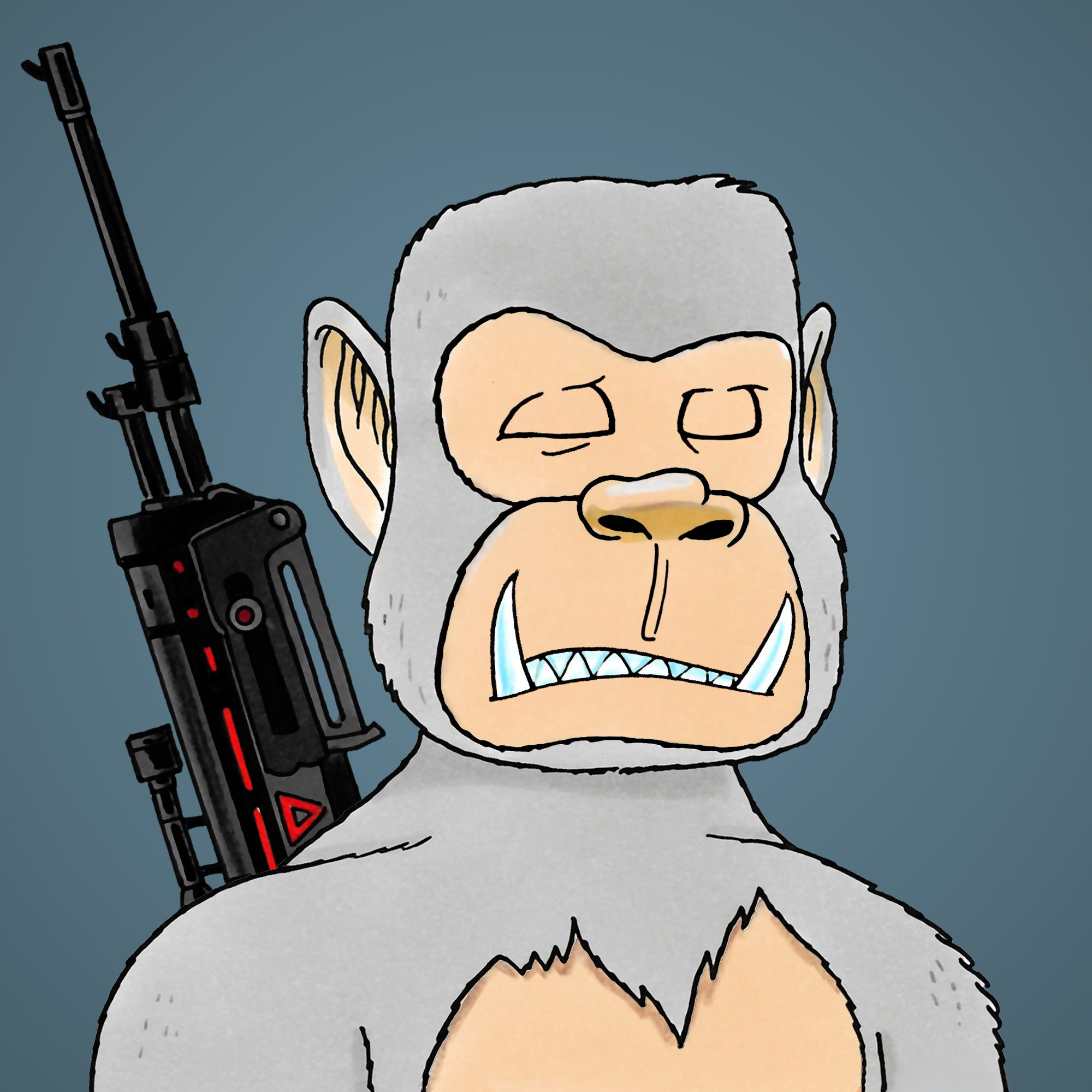 George Trosley - Jungle Freaks - Jungle Freak 1709 - NFT # 1709