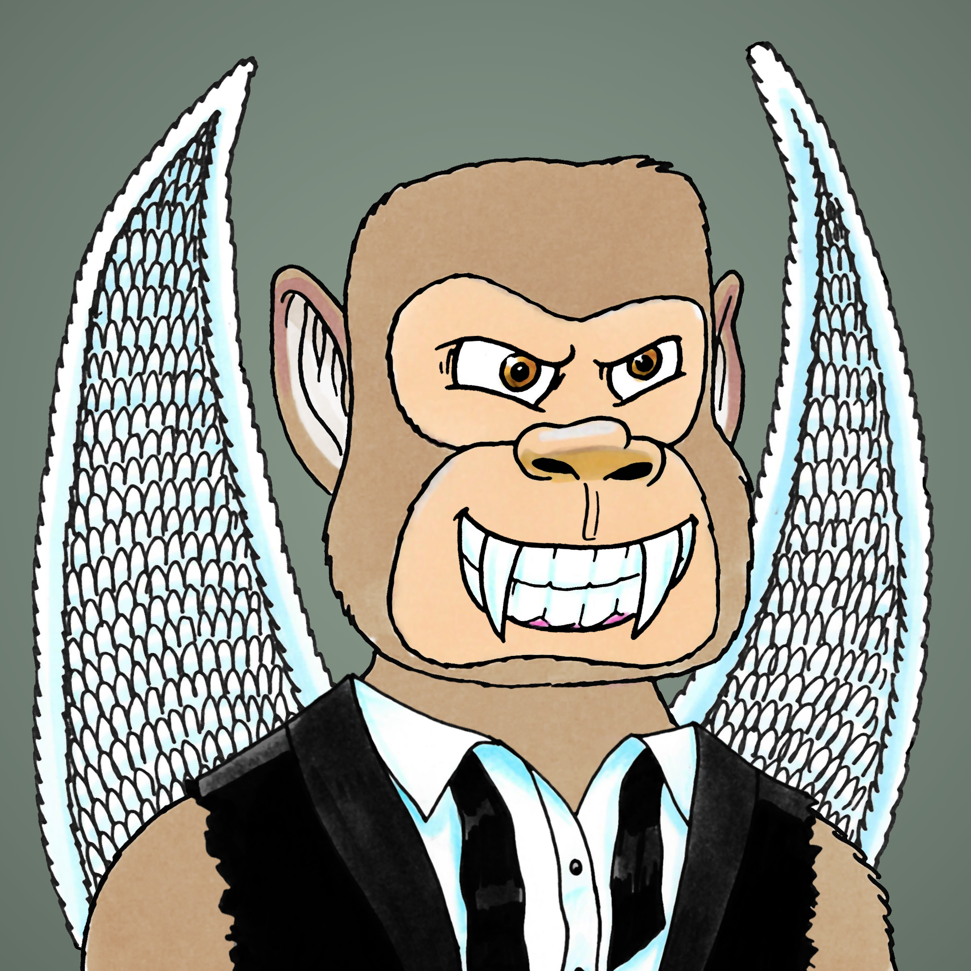 George Trosley - Jungle Freaks - Jungle Freak 1710 - NFT # 1710