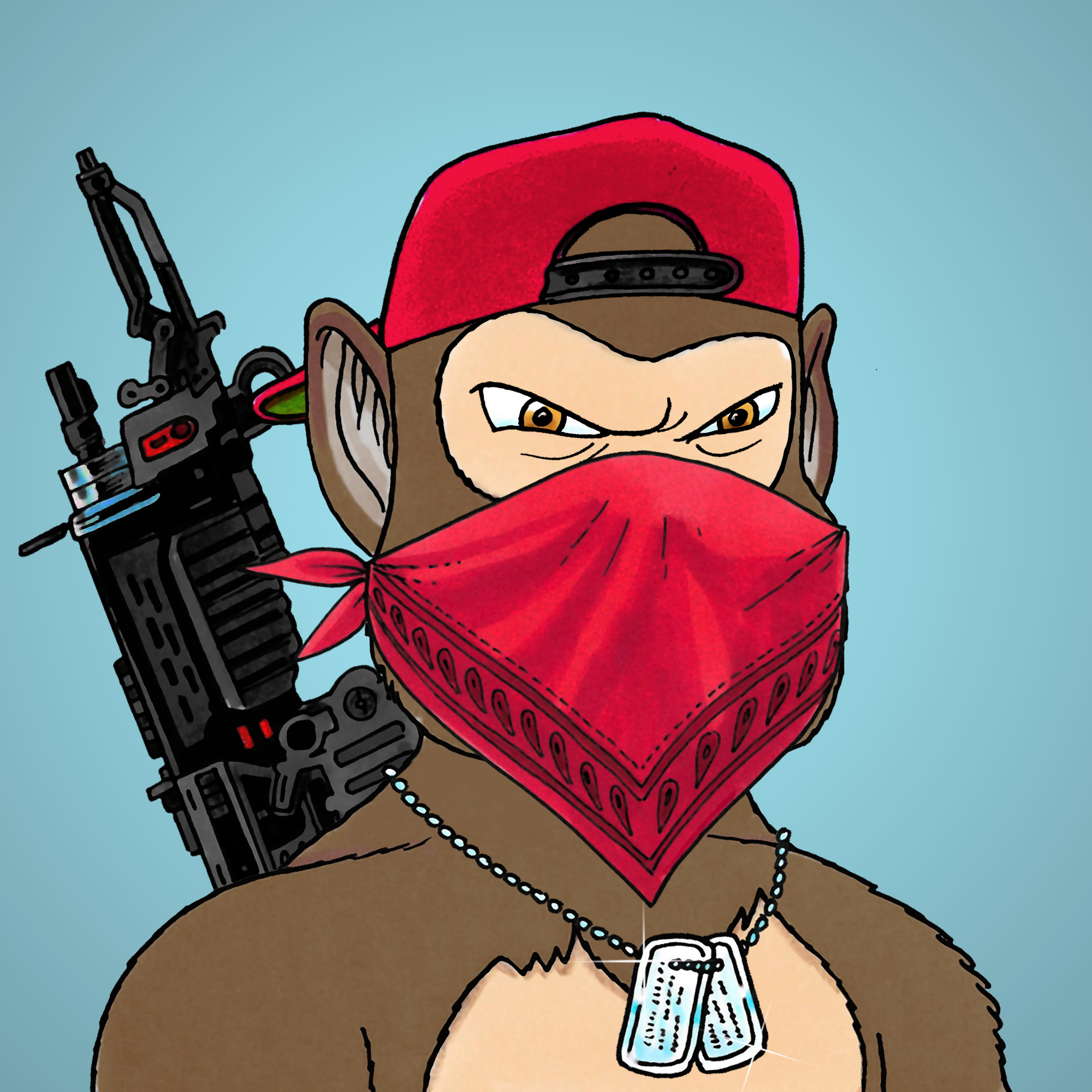 George Trosley - Jungle Freaks - Jungle Freak 1712 - NFT # 1712