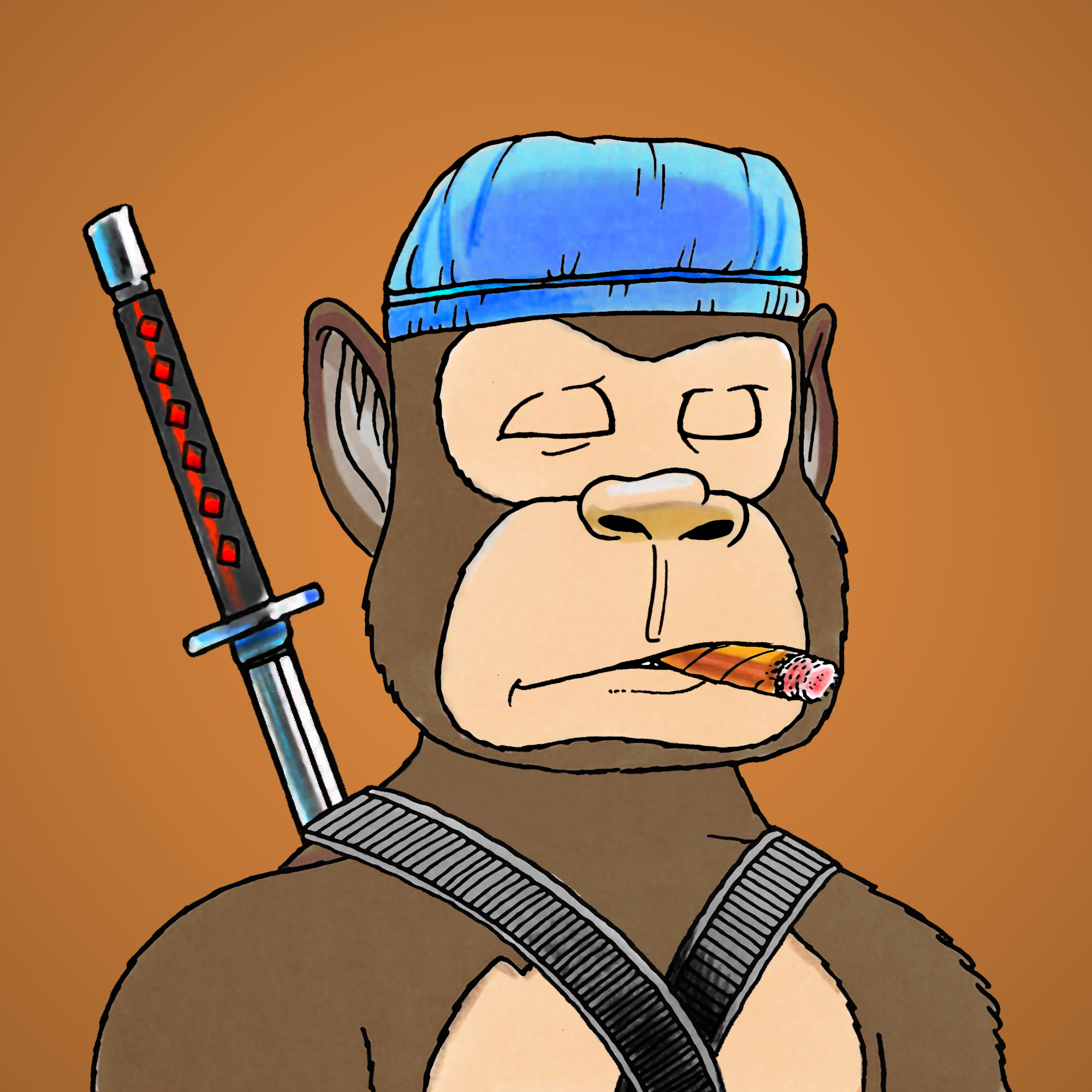 George Trosley - Jungle Freaks - Jungle Freak 1713 - NFT # 1713