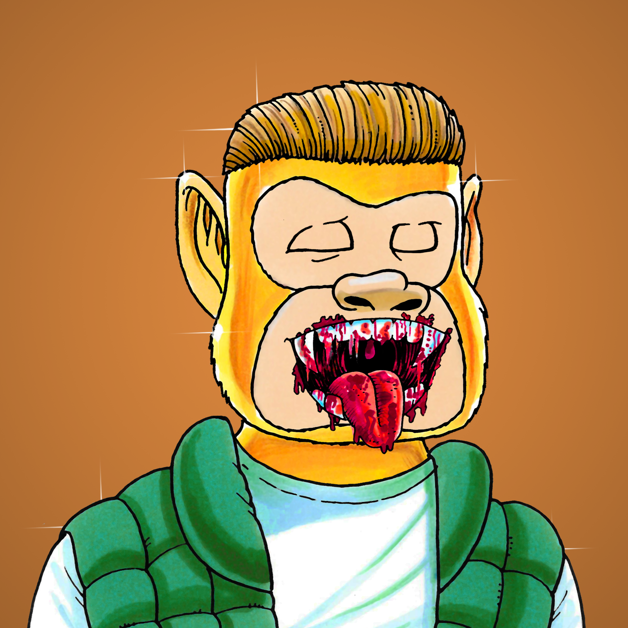 George Trosley - Jungle Freaks - Jungle Freak 1715 - NFT # 1715